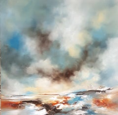 Discerning Radiance - abstract expression landscape skyscape emotive gestural