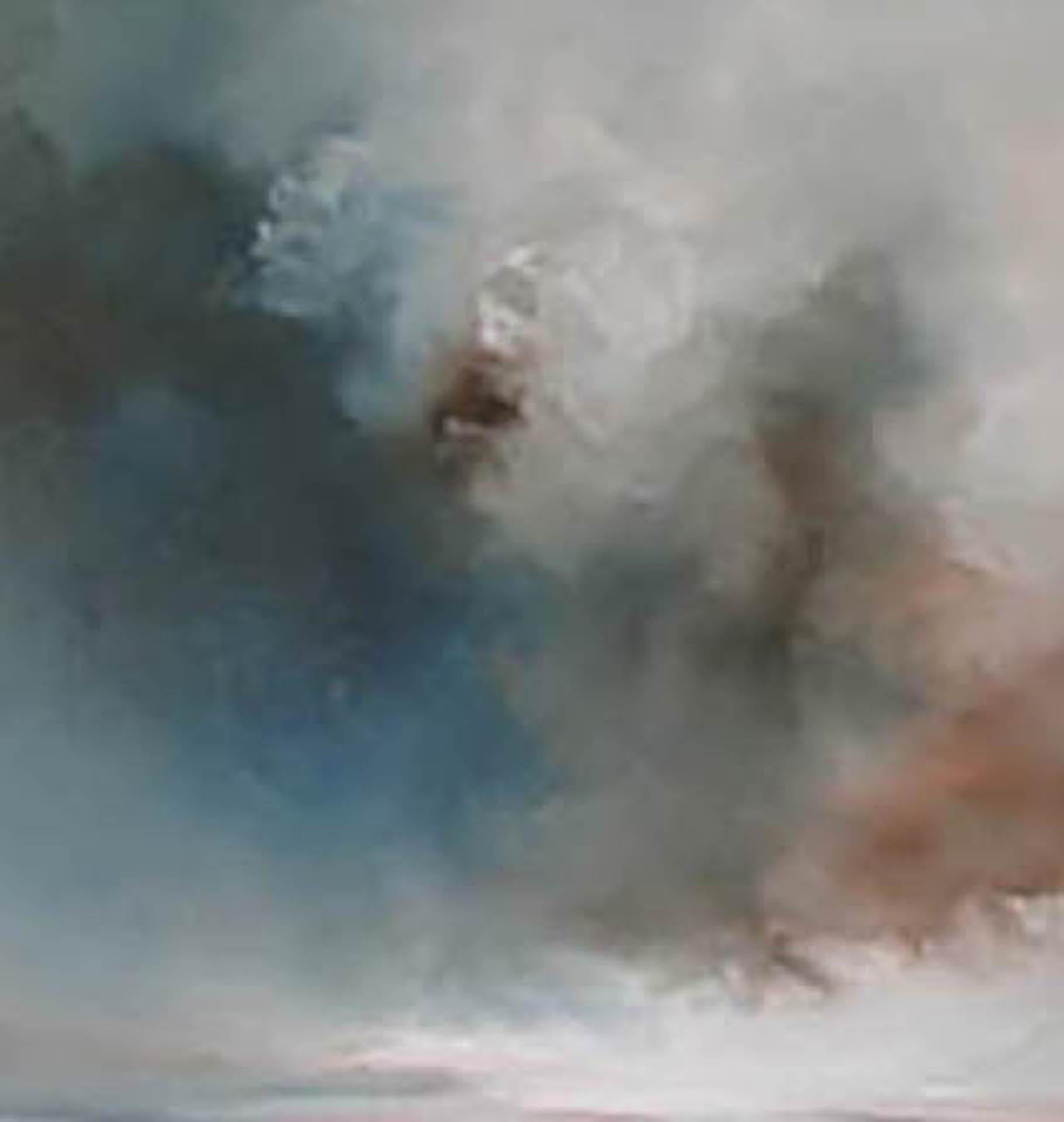 Distance, Alison Johnson, Original Seascape Painting, Contemporary Affordable Art For Sale 1