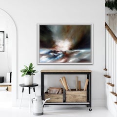 Distesa alla deriva, Alison Johnson, Arte luminosa, Pittura contemporanea di paesaggi marini