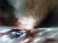 Drift Expanse, Alison Johnson, Bright Art, Contemporary Seascape Painting