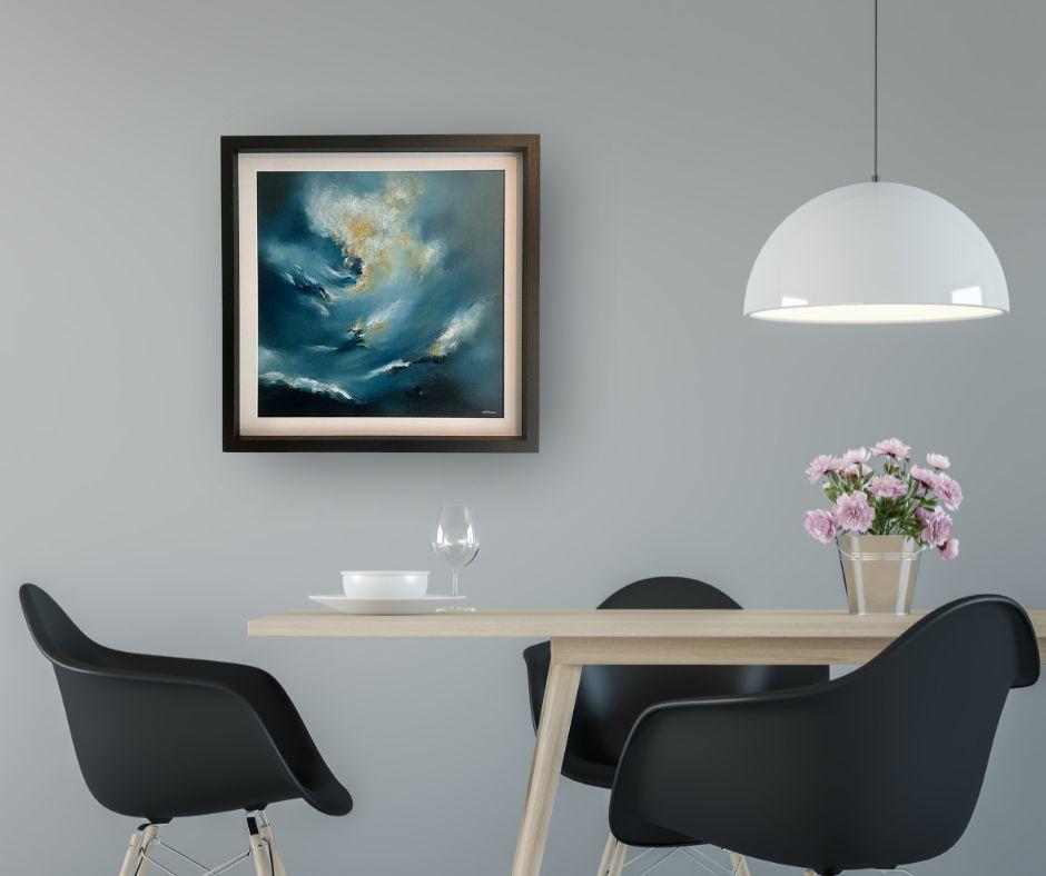 Dieses außergewöhnliche Kunstwerk ist derzeit in der Signet Contemporary Art Gallery und online ausgestellt und zu verkaufen. 