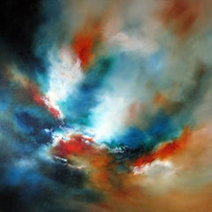 Nature's Force - contemporary abstract expression landscape skyscape gestural