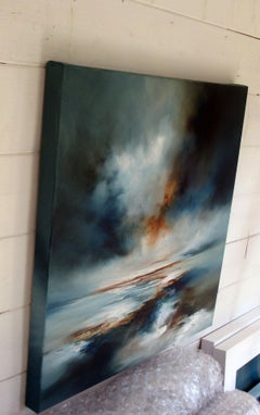 The Drama of it d'Alison JOHNSON, œuvre d'art dramatique originale, peinture d'affirmation