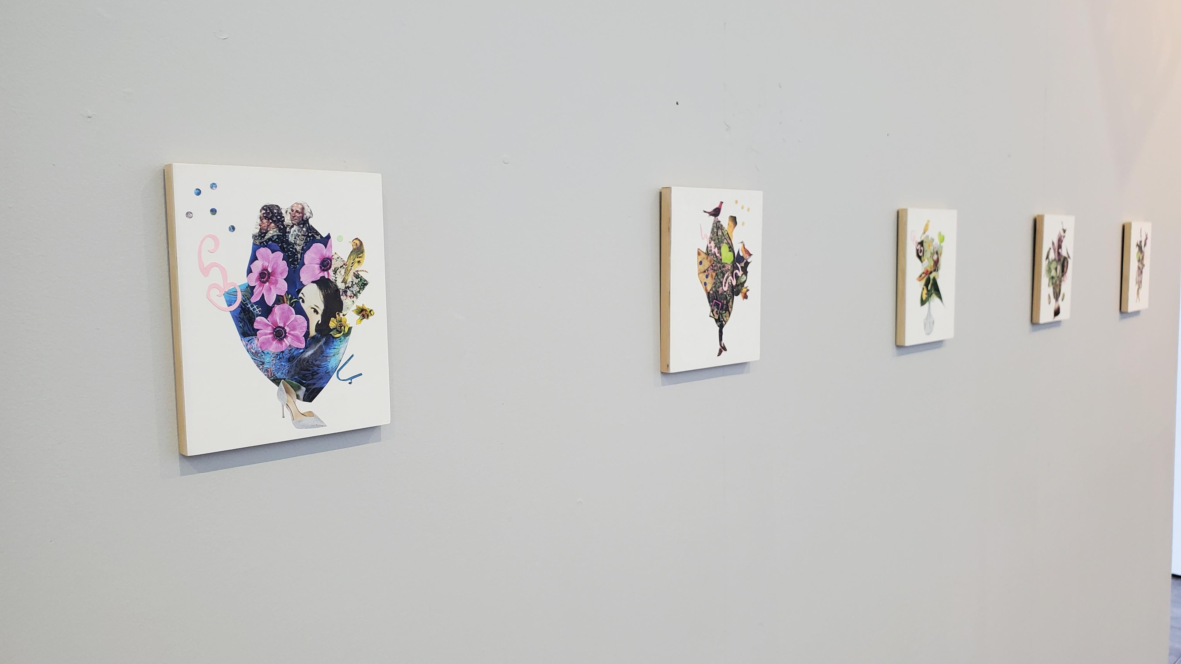 Alison Keenan
Mondes imaginaires : Vol
collage et encre sur panneau de bois
10 x 8 pouces (25,4 x 20,32 cm)

Alison Keenan - Biographie de l'artiste

Alison Keenan, artiste pluridisciplinaire, a vécu en Birmanie avant de rentrer en Angleterre pour