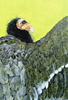 Avian Fables: Condor Rising - acrylic and ink on canvas