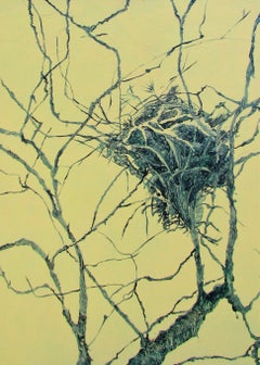 Nestings: 4 - acrylic and ink on canvas