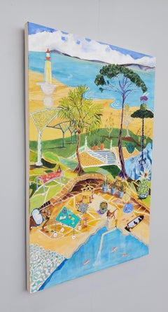 Rewind - acrylic and ink on canvas