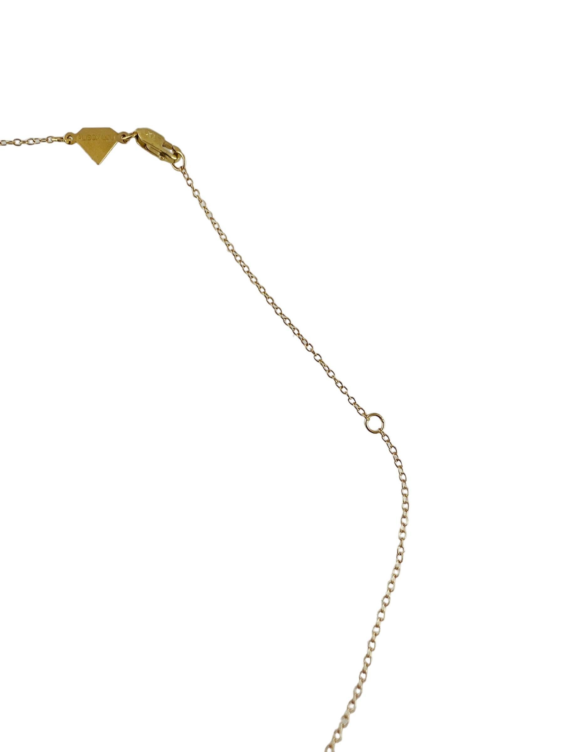 Alison Lou 14K Yellow Gold Adjustable Chain 16 - 18