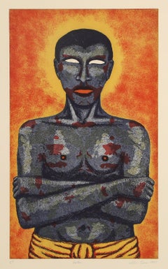 Tatoo, Conceptual Softground etching and Aquatint by Alison Saar