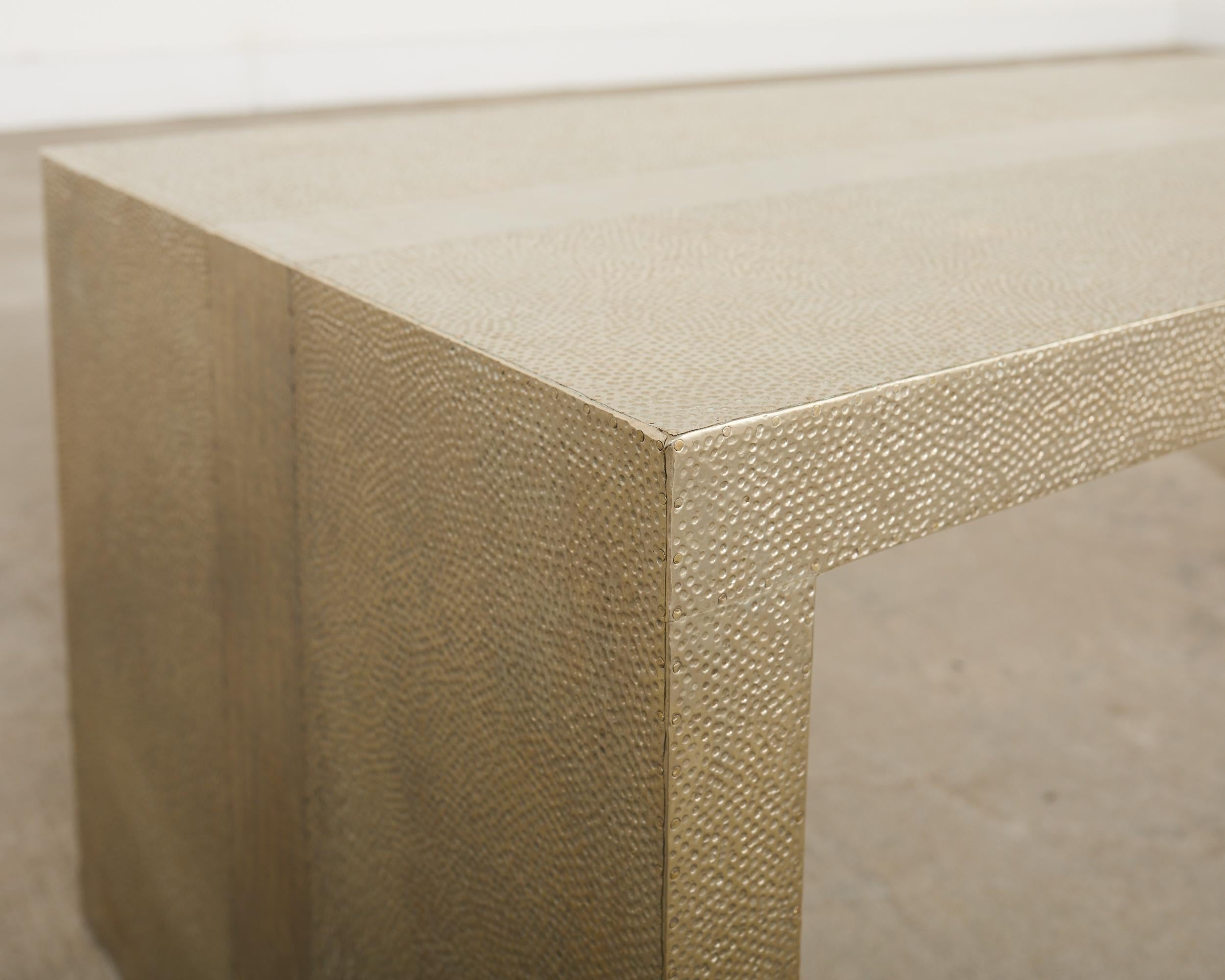 Alison Spear for Stephanie Odegard White Bronze Low Cocktail Tables en vente 2