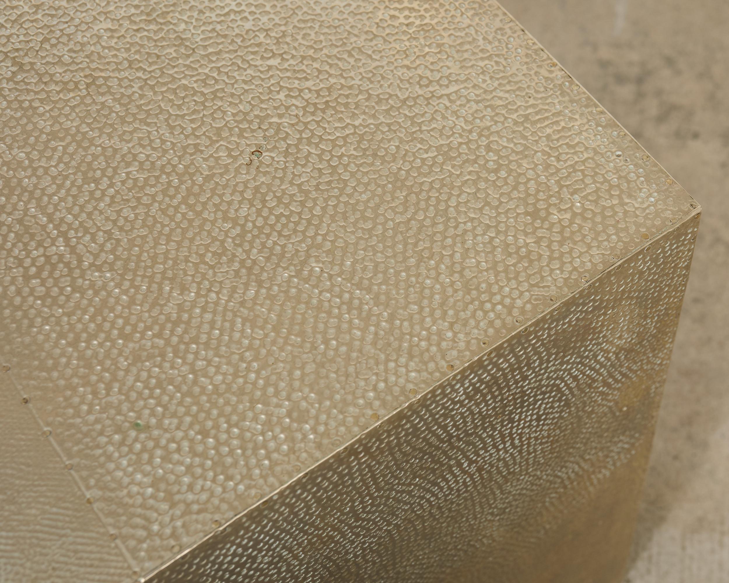 Alison Spear for Stephanie Odegard White Bronze Low Cocktail Tables en vente 5