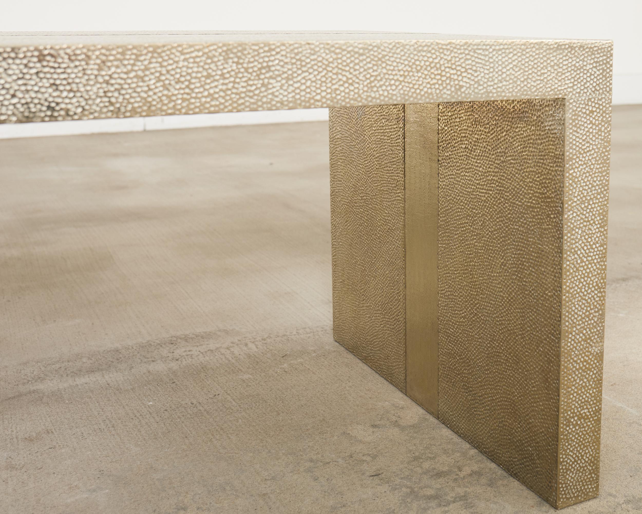 Alison Spear for Stephanie Odegard White Bronze Low Cocktail Tables en vente 9