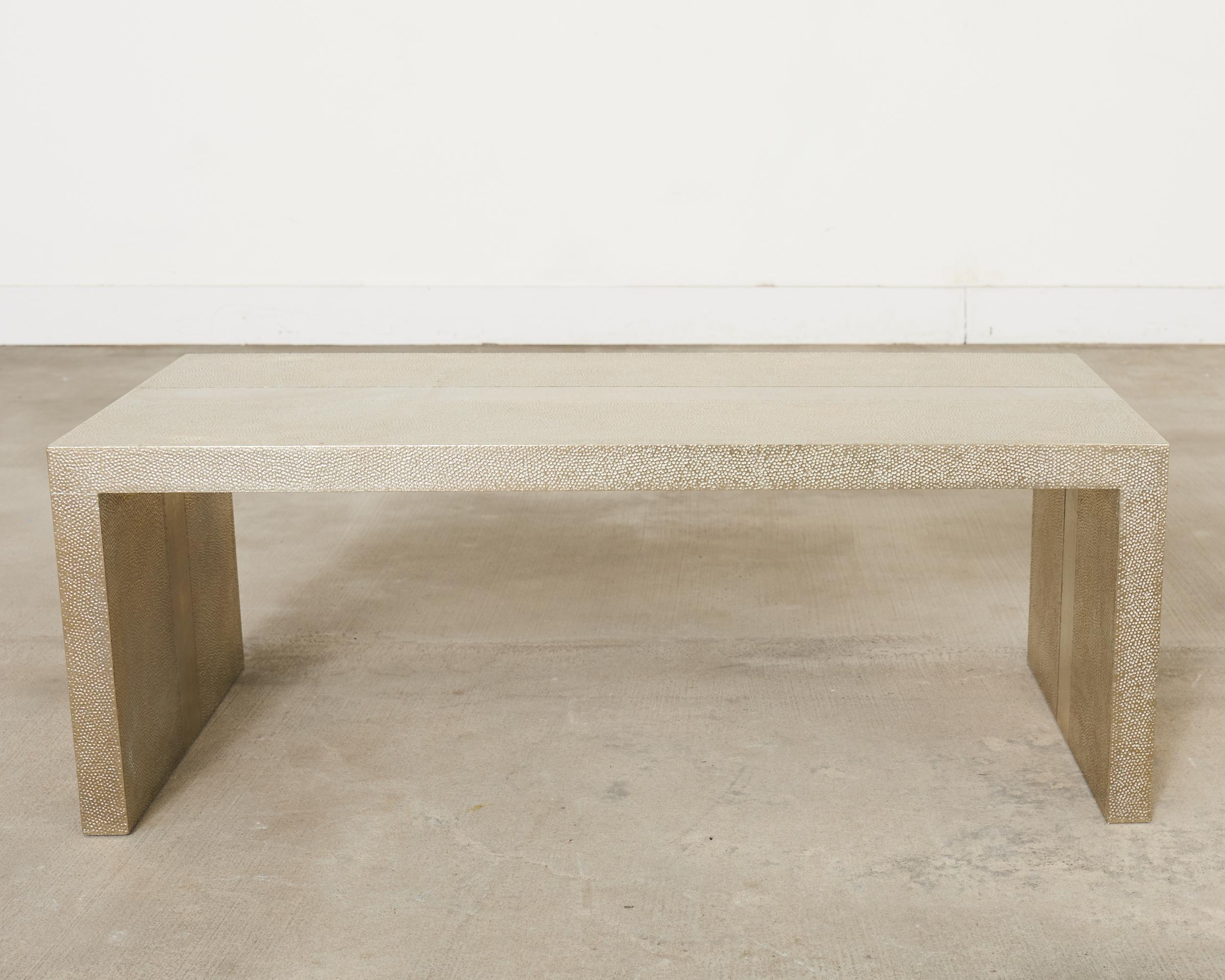 Alison Spear for Stephanie Odegard White Bronze Low Cocktail Tables en vente 10