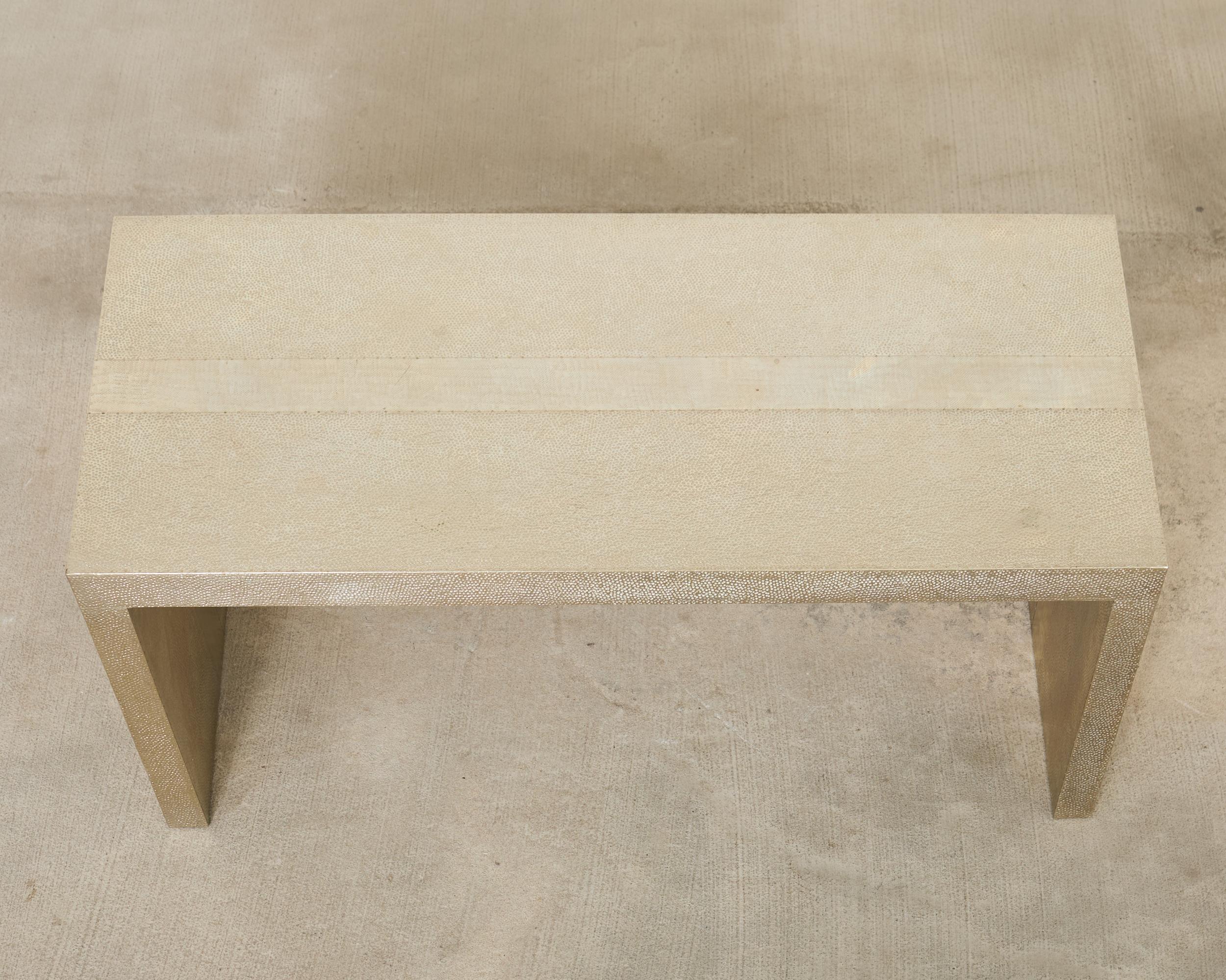 Américain Alison Spear for Stephanie Odegard White Bronze Low Cocktail Tables en vente