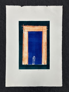 Alistair Grant  Gravure à tirage limité signée de 1968 THE DOOR