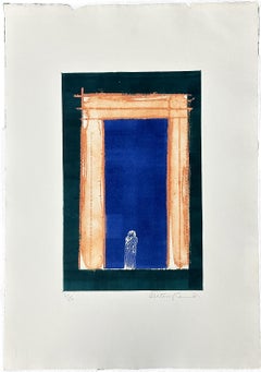 Alistair Grant  1968 Signed Limited Edition Etching THE DOOR