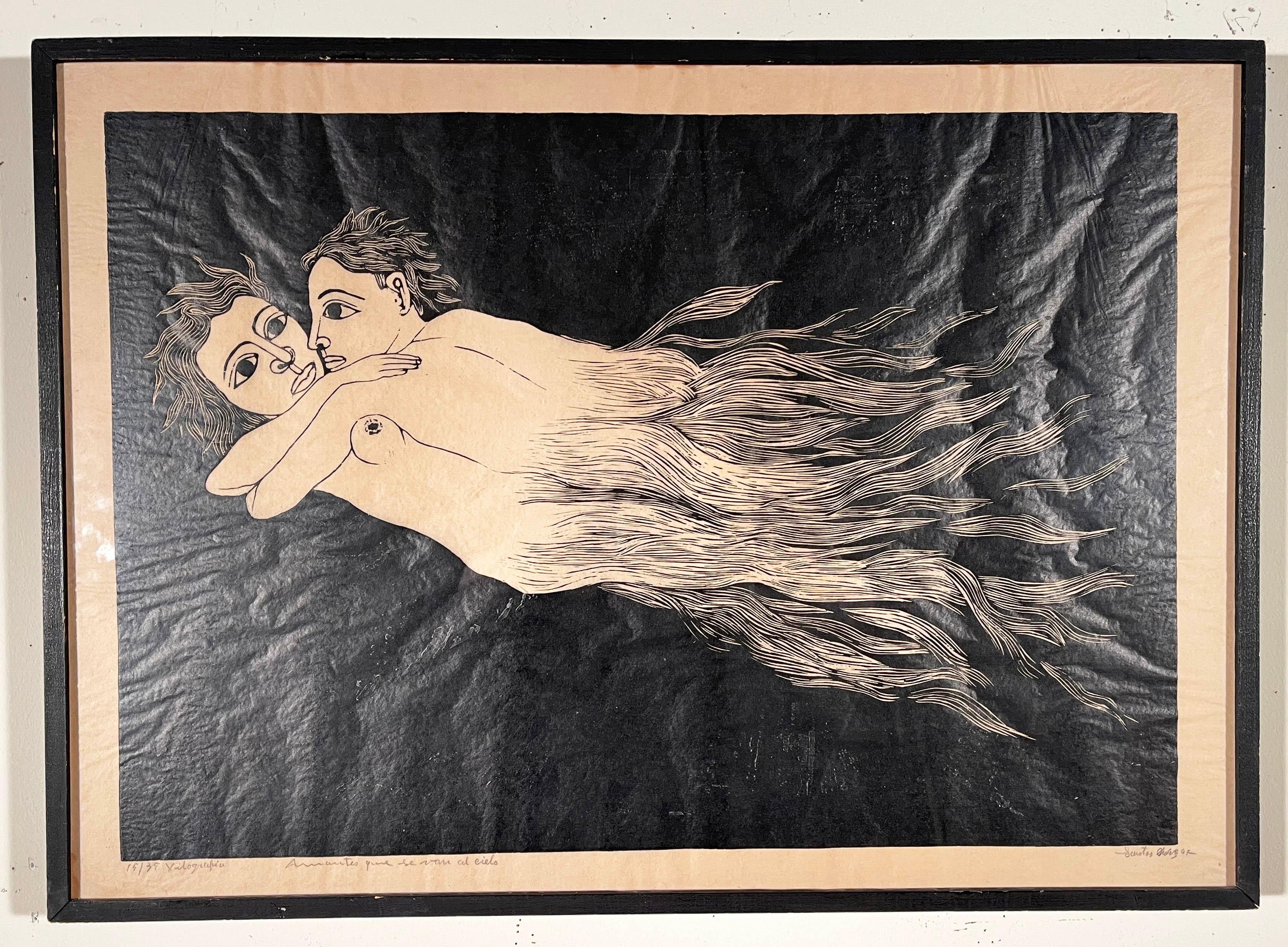 AMANTES QUE SE VAN AL CIELO - Print by Alister Santos-Chavez