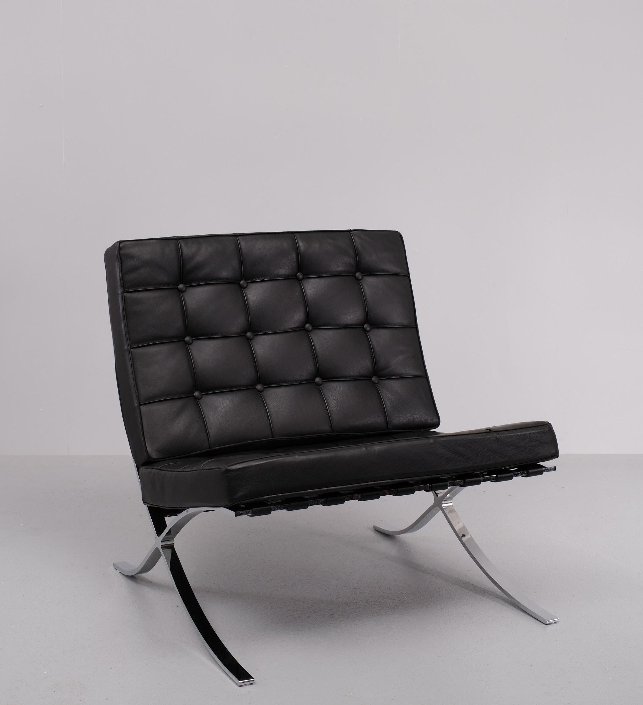 Silla Alivar Barcelona Ludwig Mies van der Rohe   1990s 3