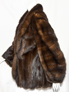 Alixandre Mink Fur Jacket Lined in YSL Fabric