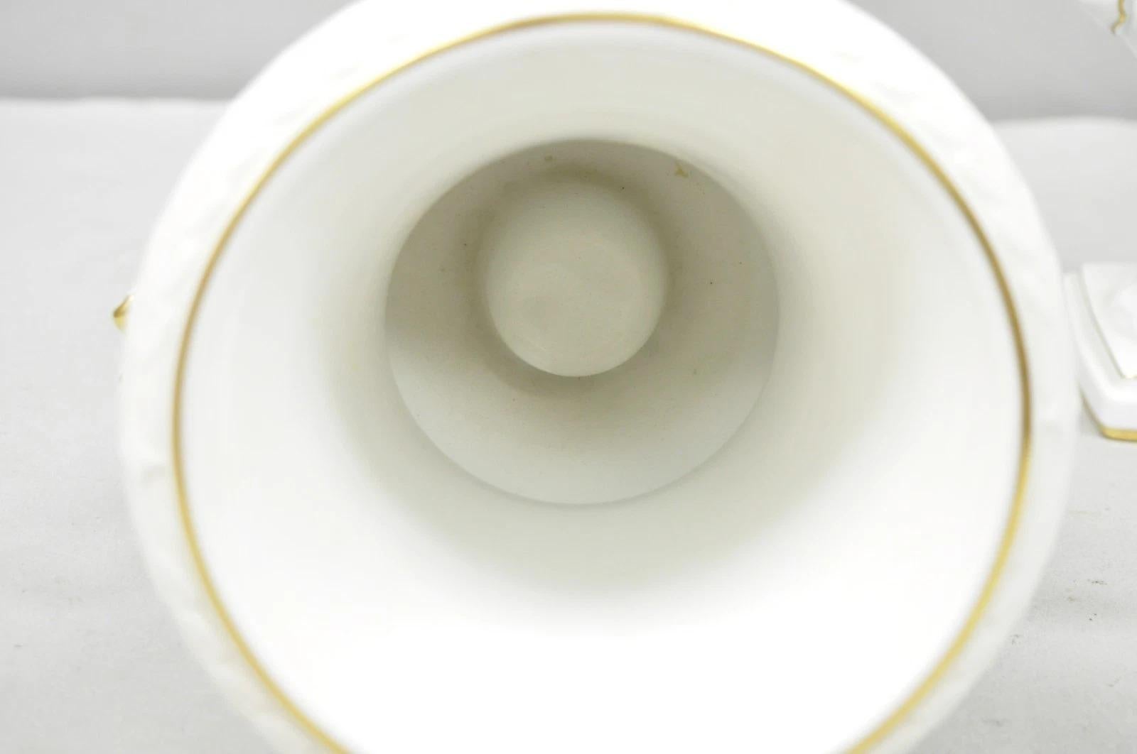 Alboth & Kaiser, porcellana francese dipinta a rosa, coppa trofeo ornamento coppia in vendita 5