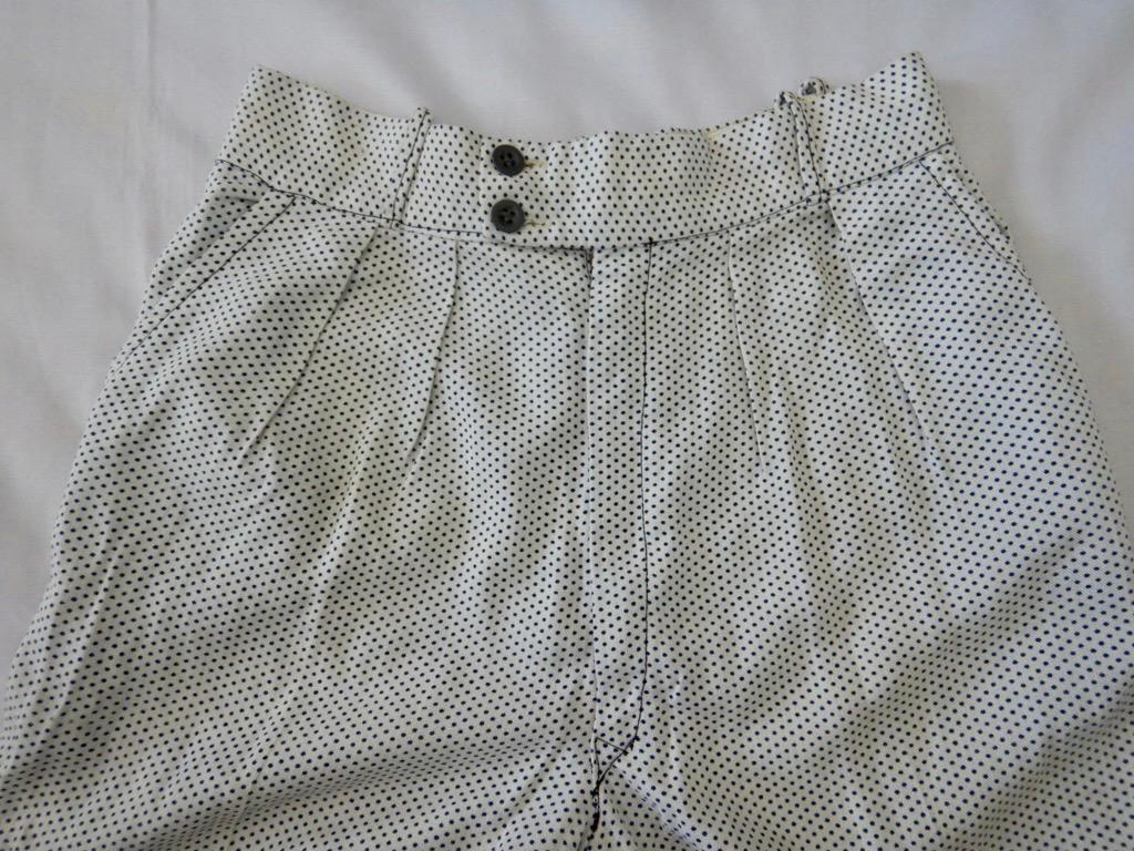 Alkasura 1970s Polka Dot Flared Trousers In Good Condition In Oakland, CA