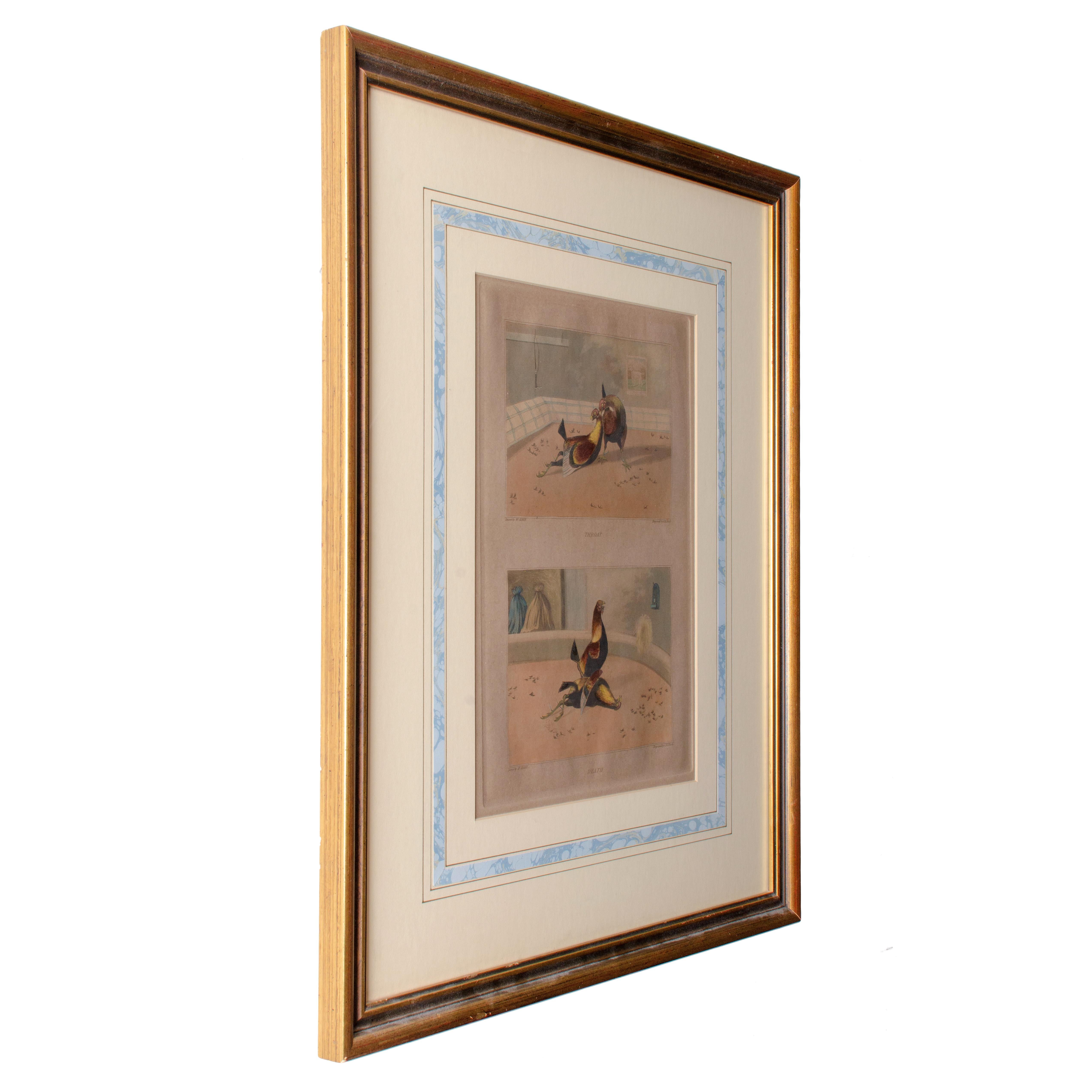 Alken Cockfight Prints, 19th Century For Sale 1