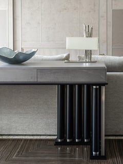 Alkes Modern Console Table with Art-Deco Vibes