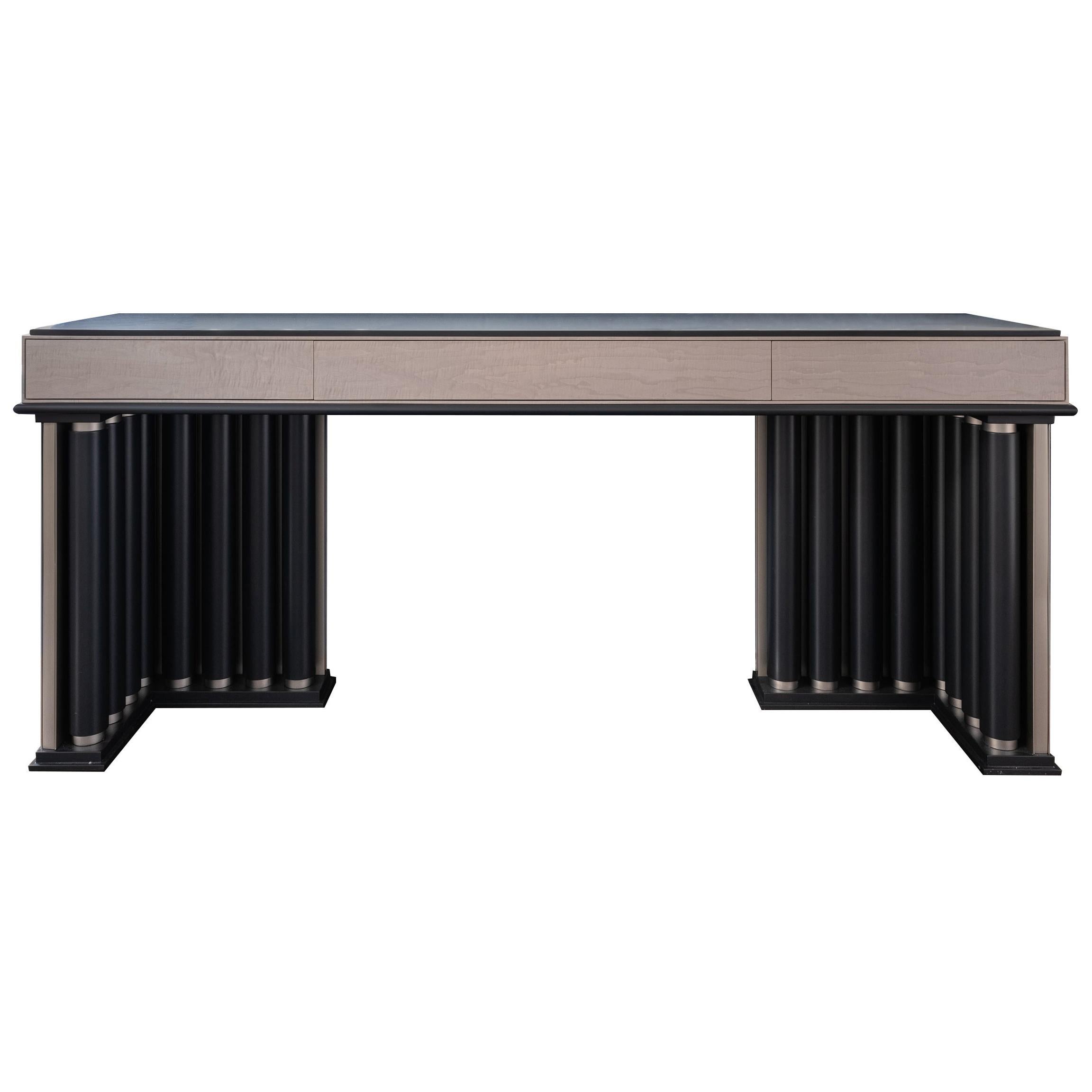 Table console moderne Alkes avec ambiance Art-Déco
