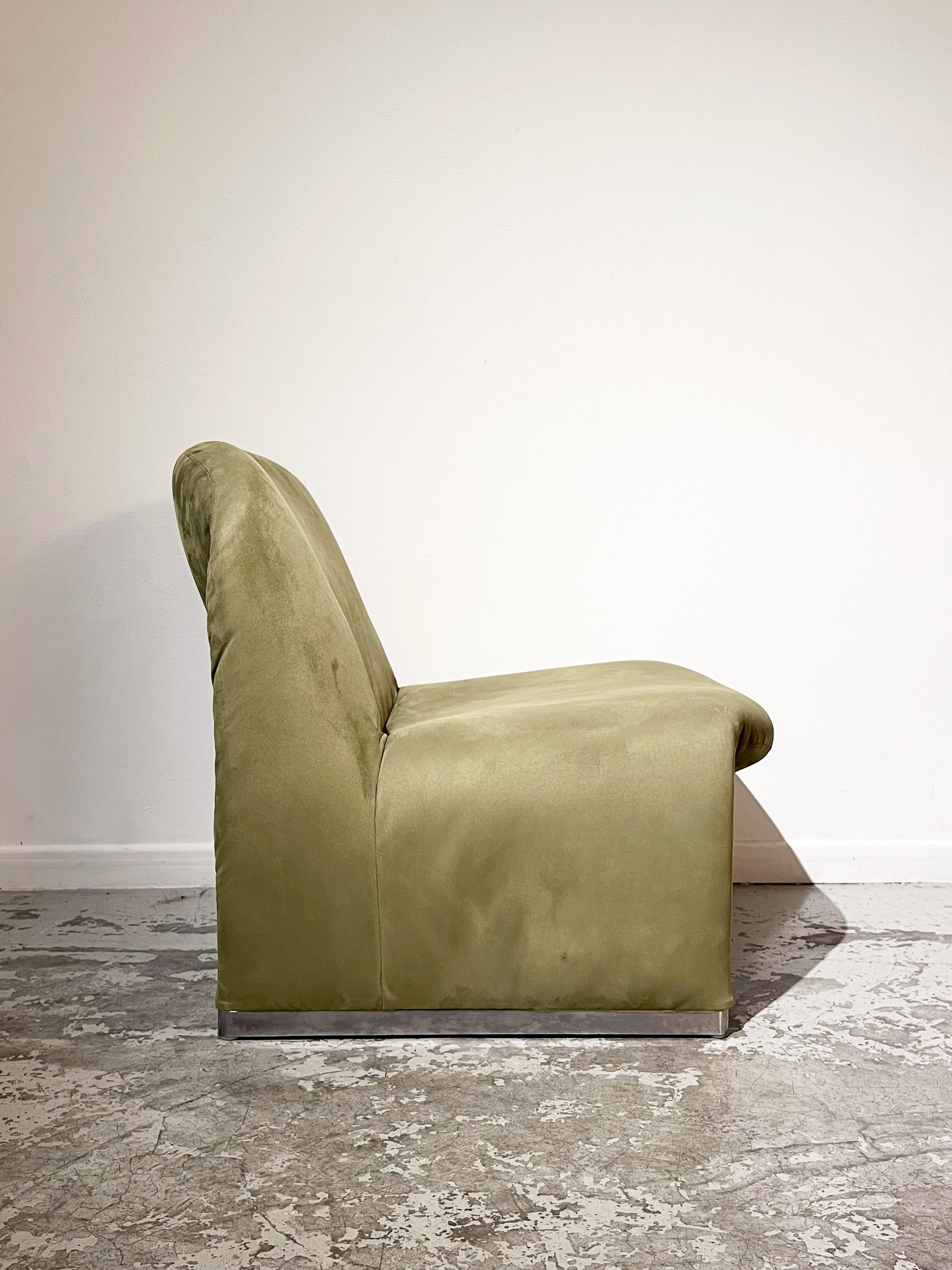 Alky armchair by Giancarlo Piretti for Castelli Italy 70s In Good Condition For Sale In PARIS, FR