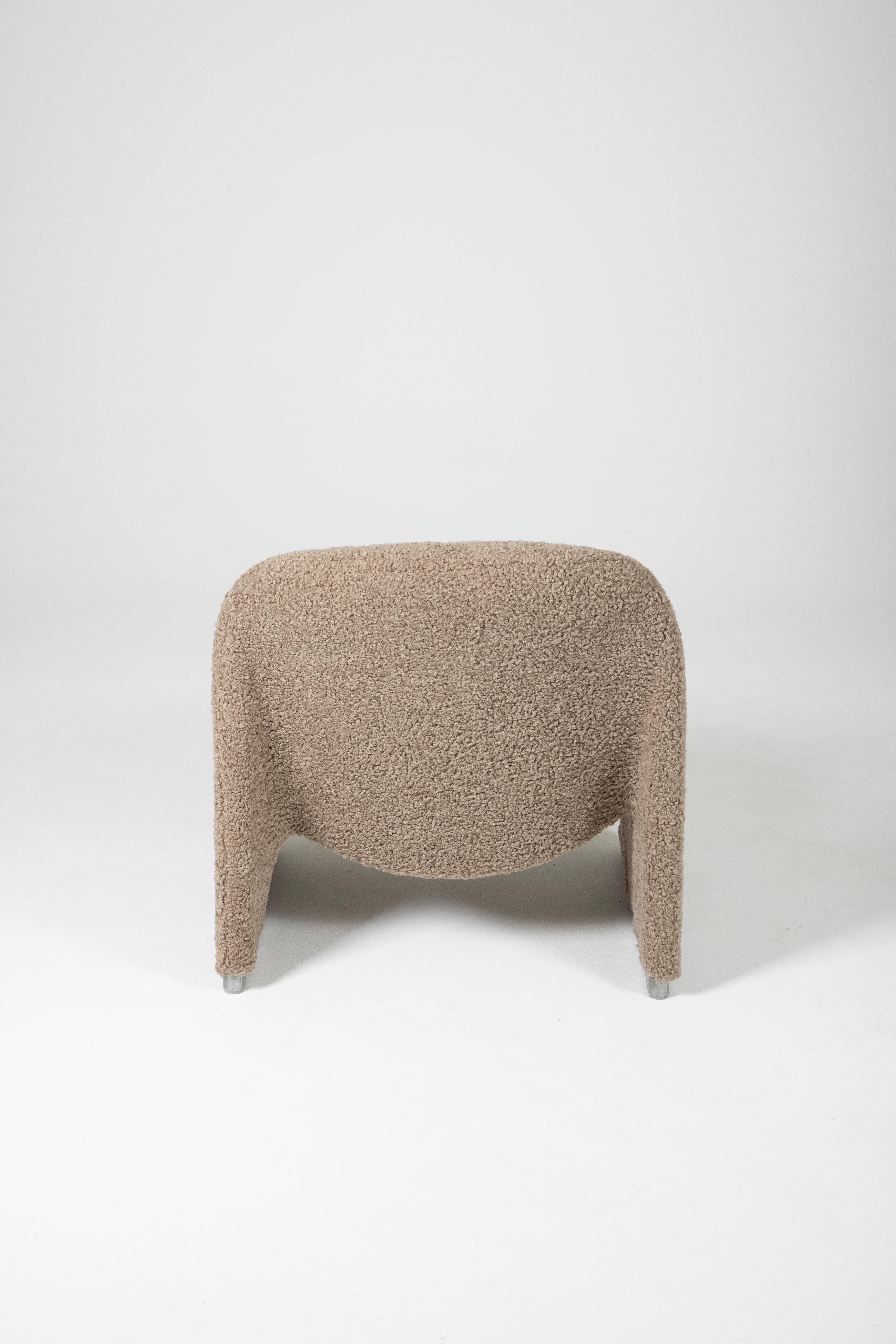 Textile Alky Armchair by Giancarlo Piretti For Sale