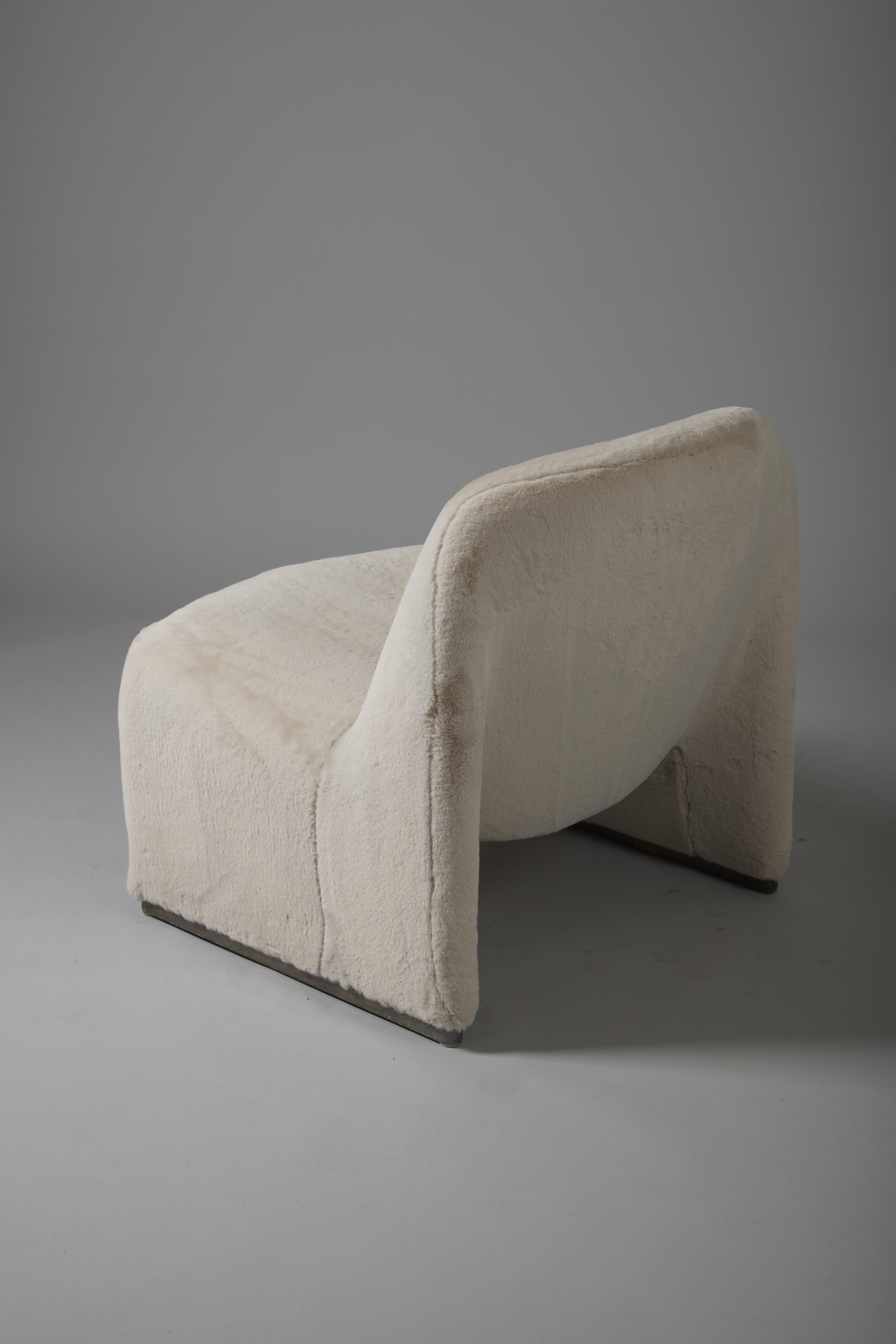 Textile Alky Armchair by Giancarlo Piretti For Sale