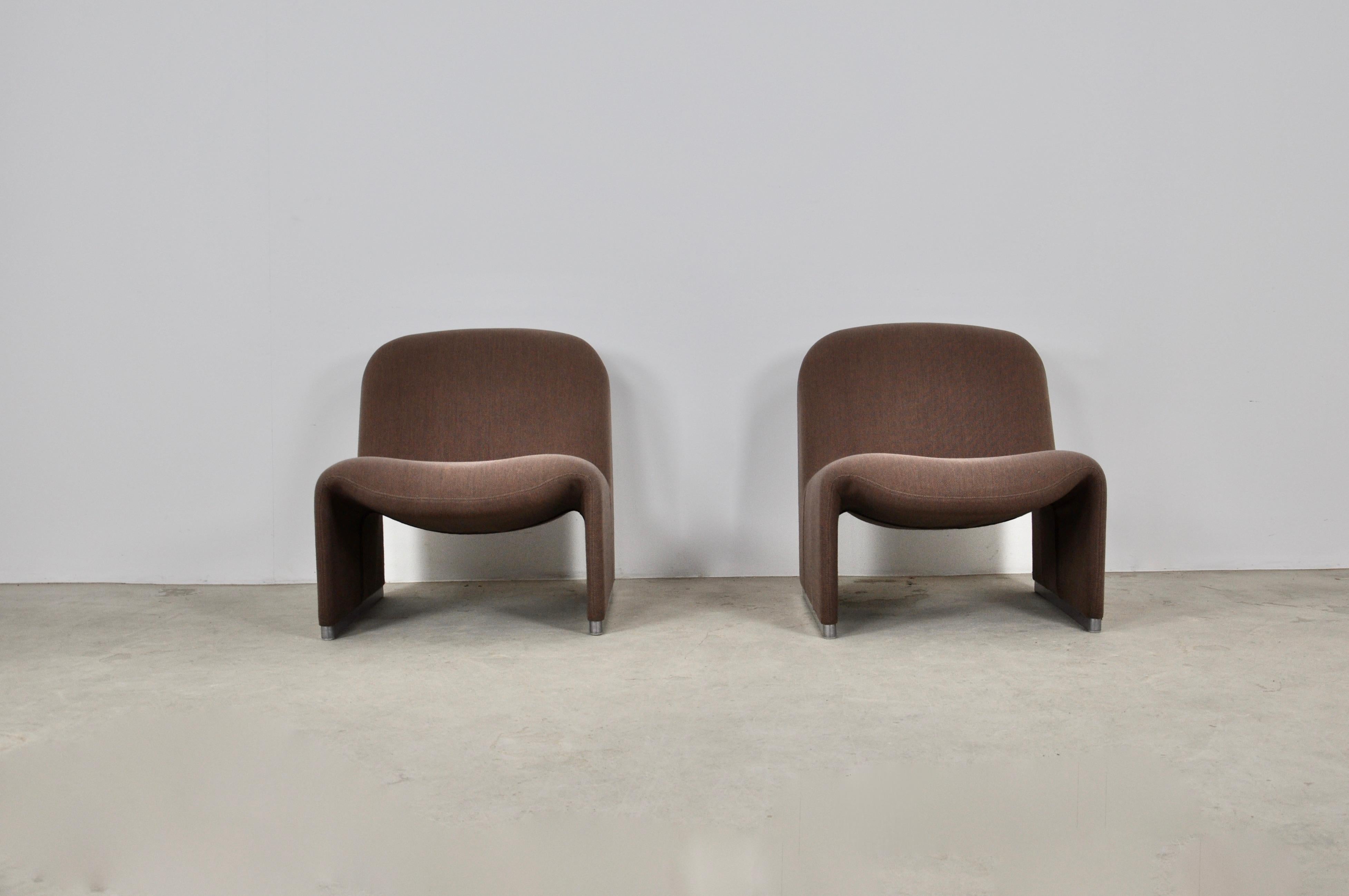 Mid-Century Modern Alky Chair by Giancarlo Piretti for Anonima Castelli, 1970s, Set 2