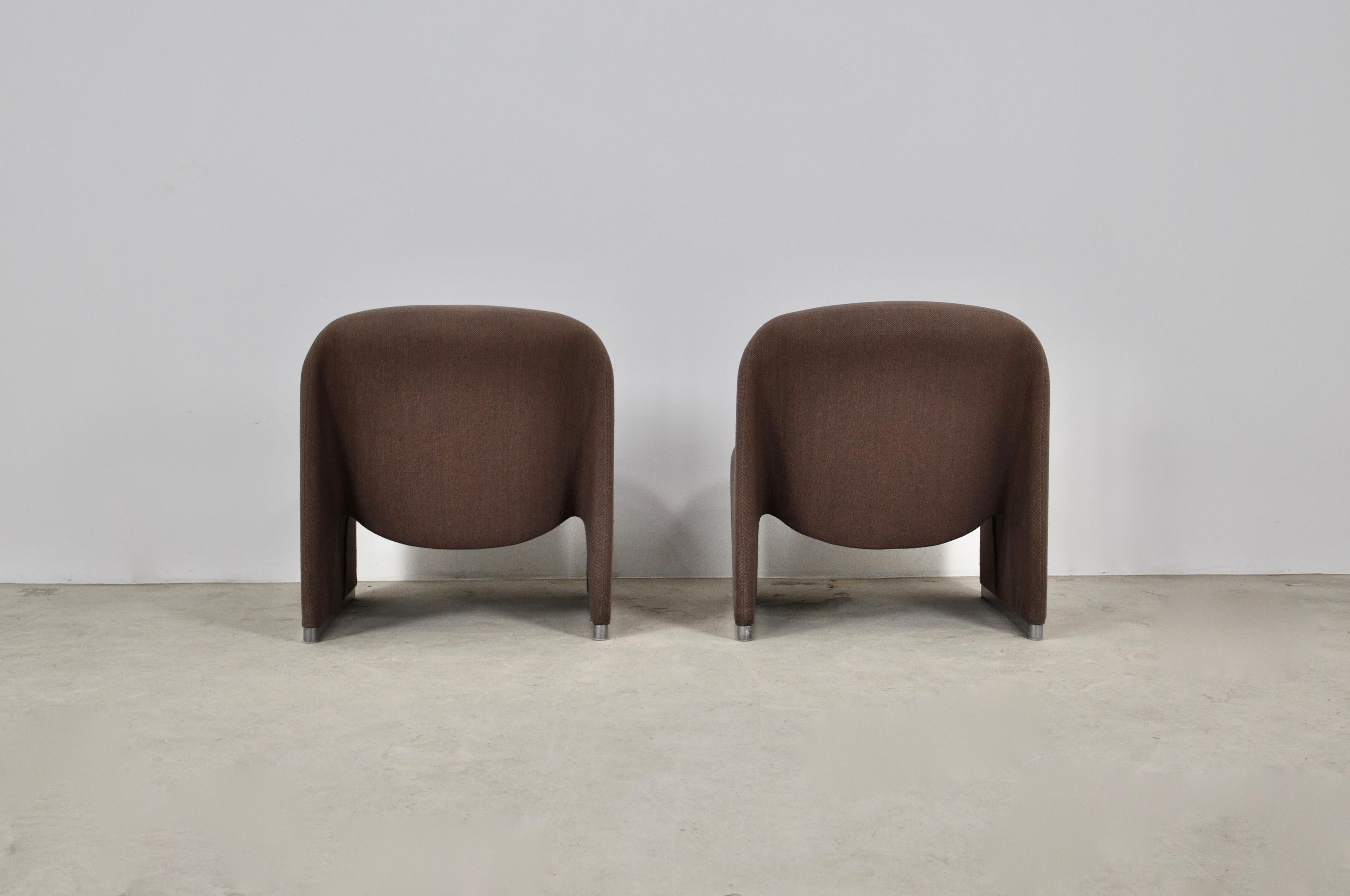Alky Chair by Giancarlo Piretti for Anonima Castelli, 1970s, Set 2 In Good Condition In Lasne, BE