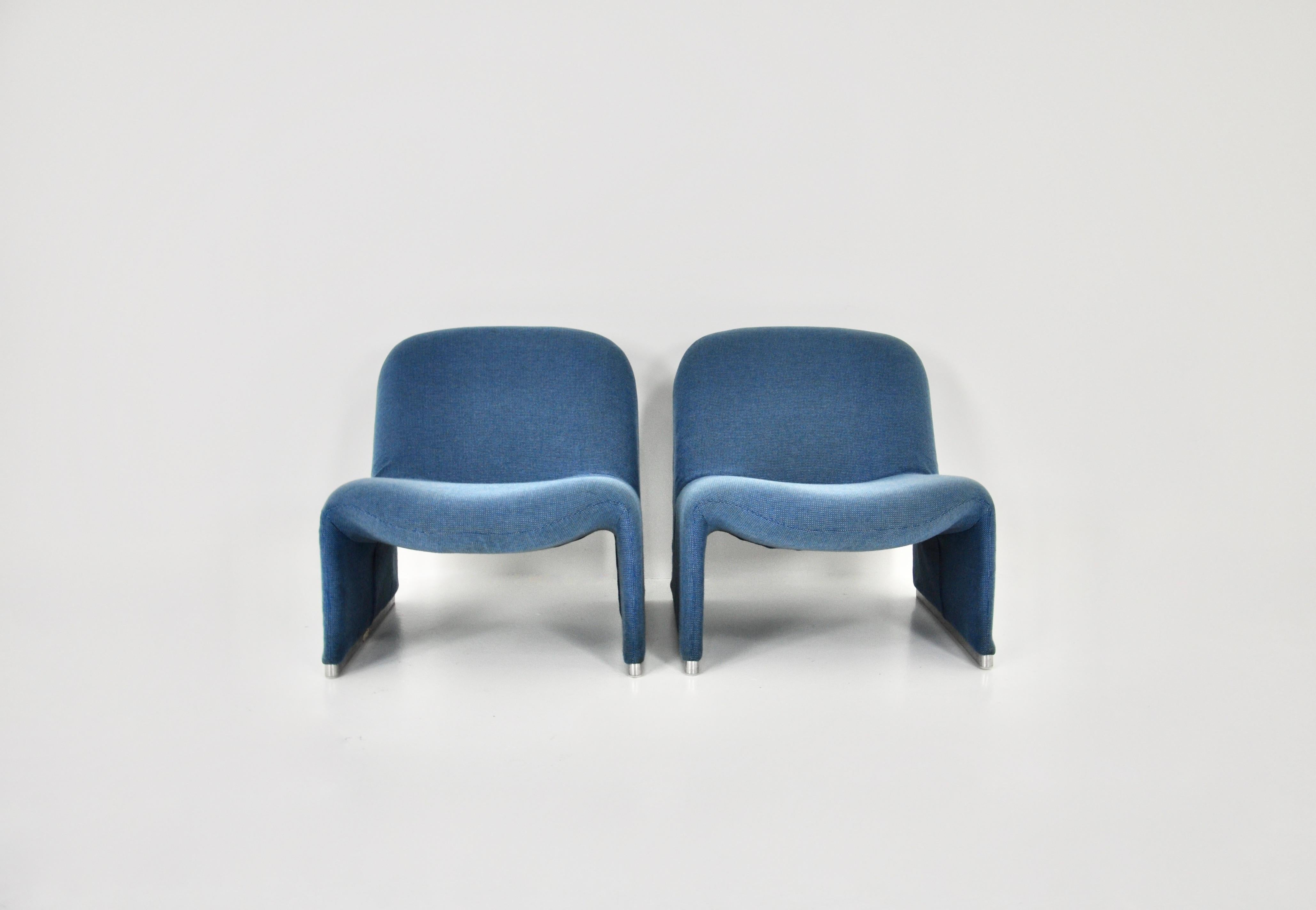 Italian Alky Chair by Giancarlo Piretti for Anonima Castelli, 1970s, Set 2