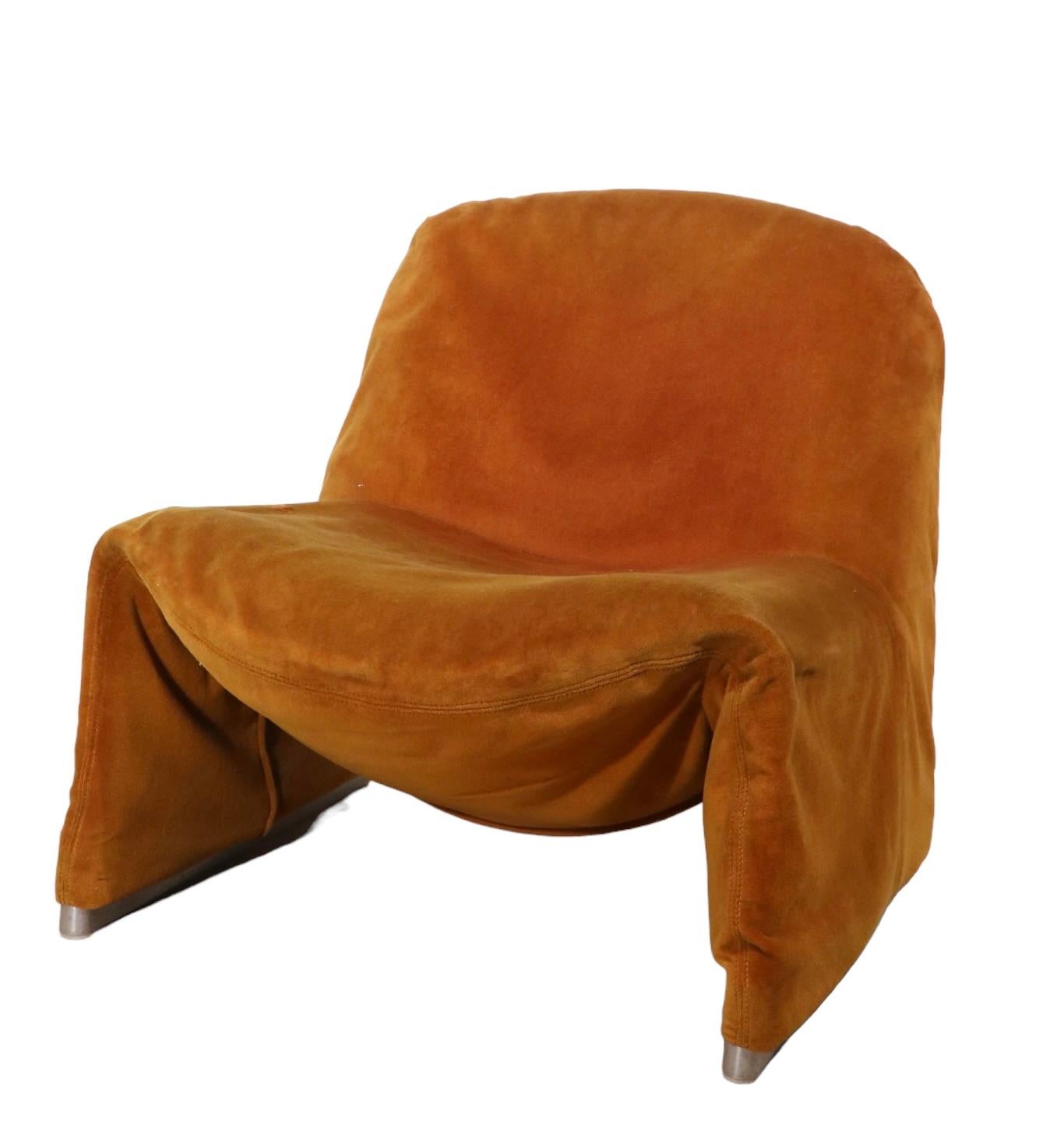 Late 20th Century Alky Chair by Giancarlo Piretti for Castelli Made in Italy, C 1970's