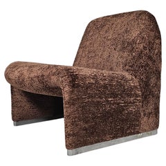 Alky Chair in brown bouclé by Giancarlo Piretti for Anonima Castelli, 1970s