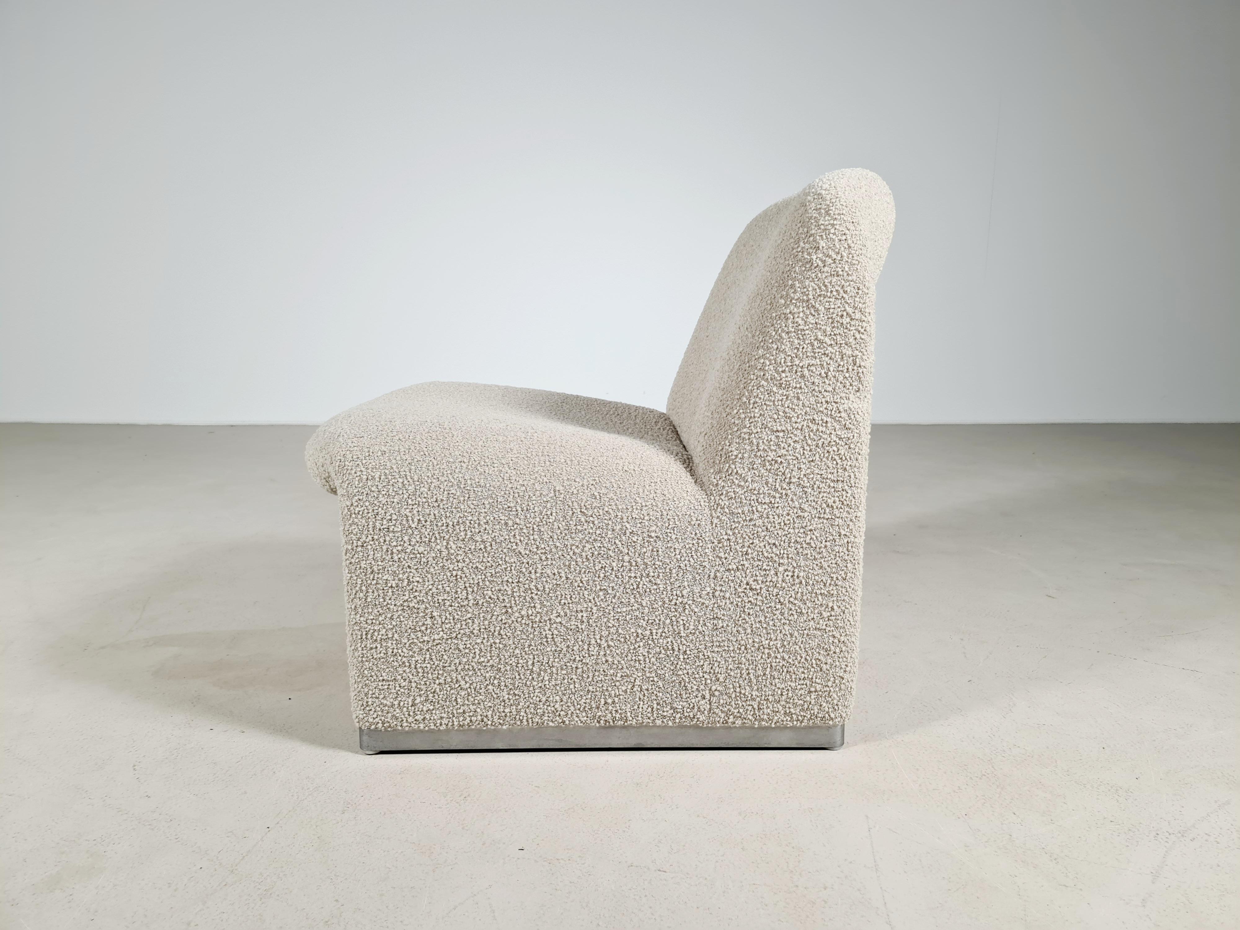 taupe boucle chair