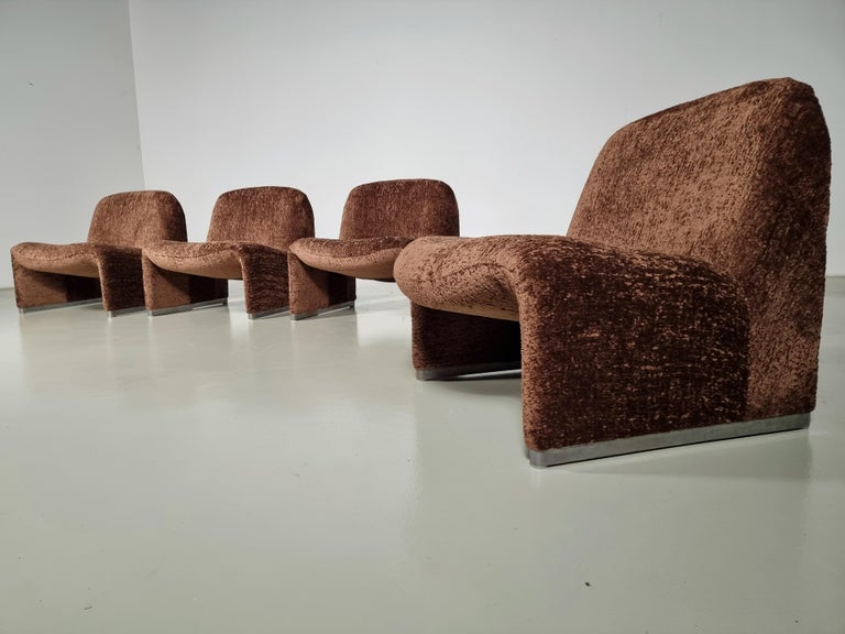Mid-Century Modern Alky Chairs by Giancarlo Piretti for Anonima Castelli, 1970s