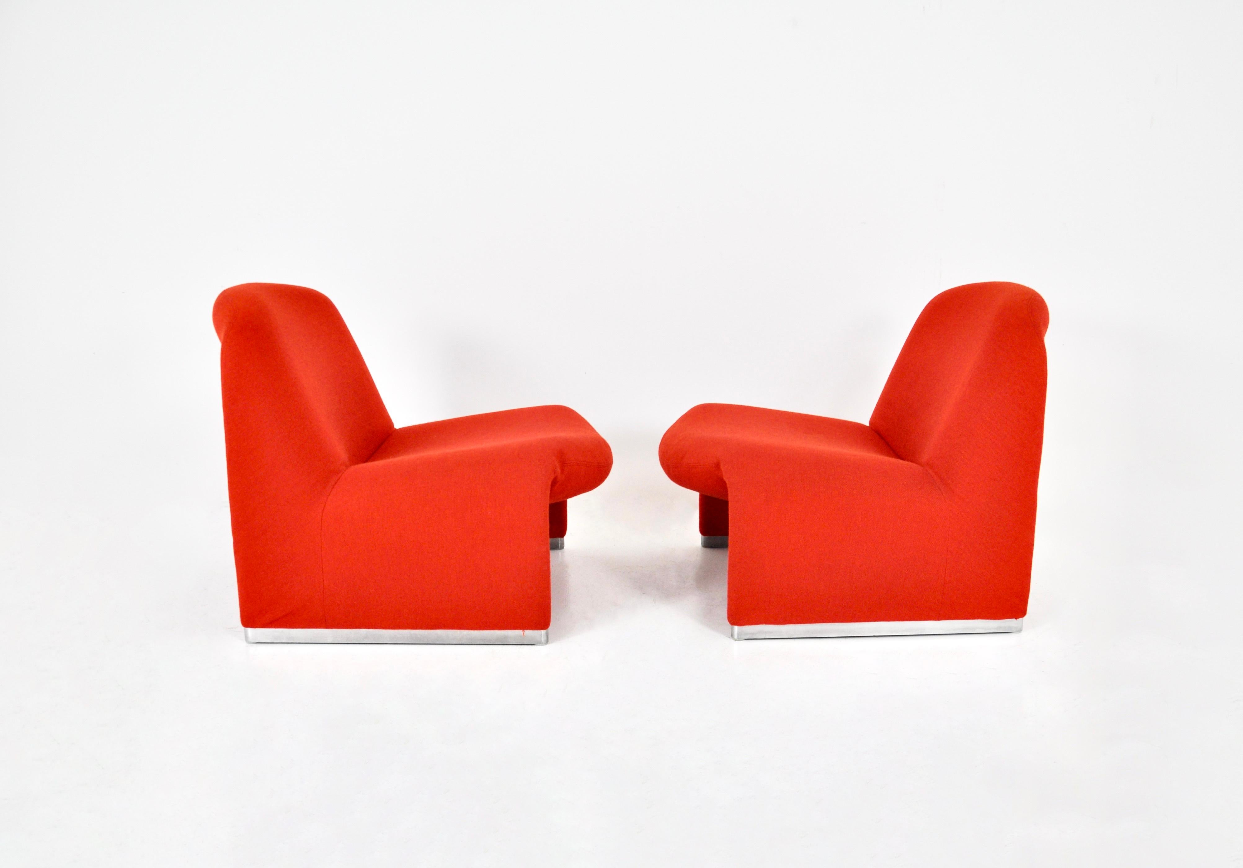 Late 20th Century Alky Chairs by Giancarlo Piretti for Anonima Castelli, 1970s, Set 2 For Sale