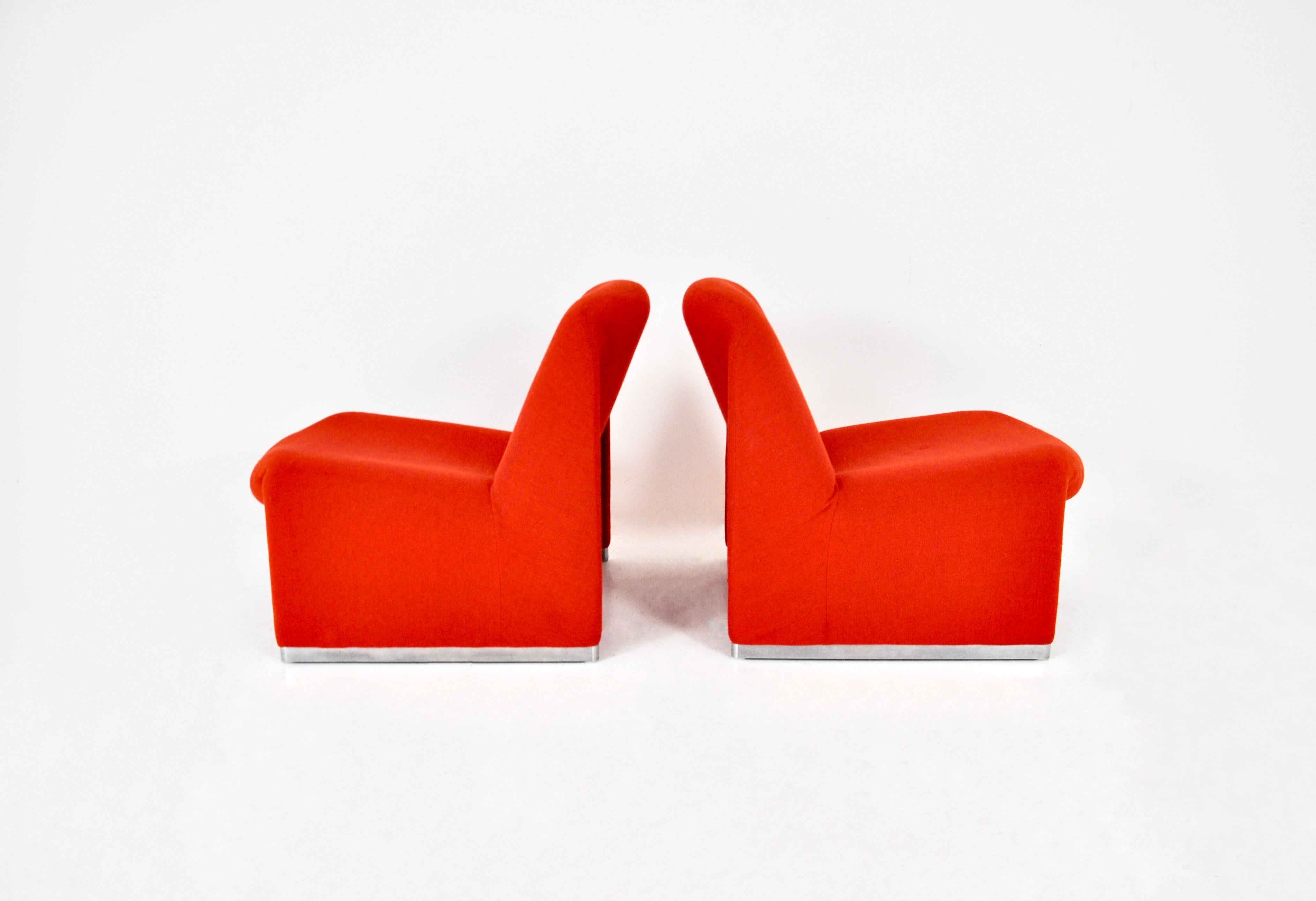 Alky Chairs by Giancarlo Piretti for Anonima Castelli, 1970s, Set 2 For Sale 1