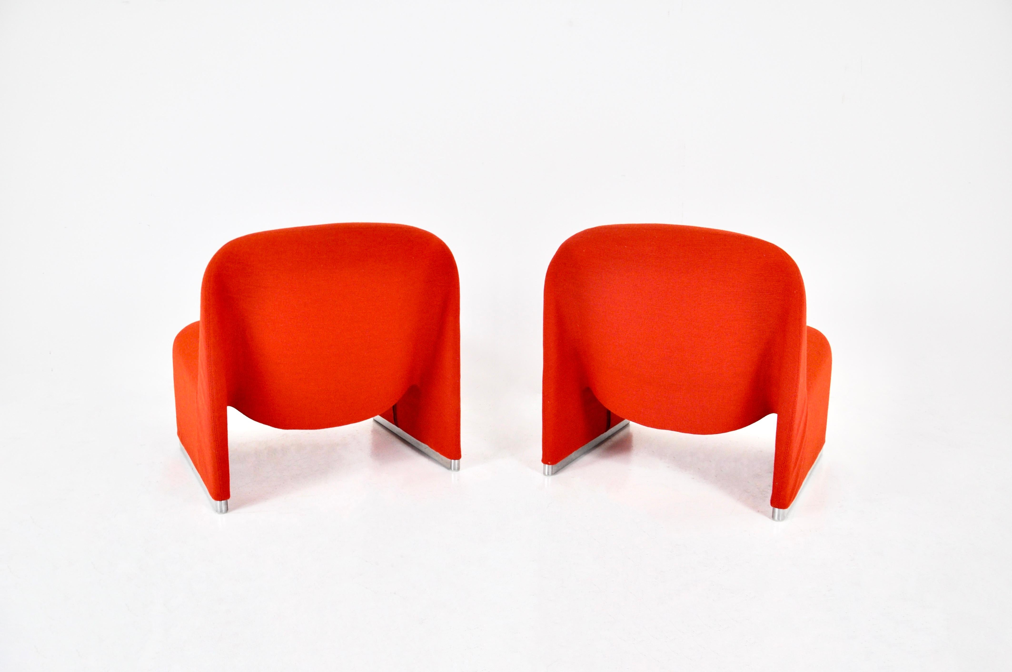 Alky Chairs by Giancarlo Piretti for Anonima Castelli, 1970s, Set 2 For Sale 2