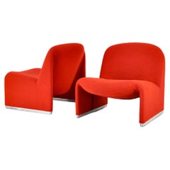 Alky Chairs by Giancarlo Piretti for Anonima Castelli, 1970s, Set 2