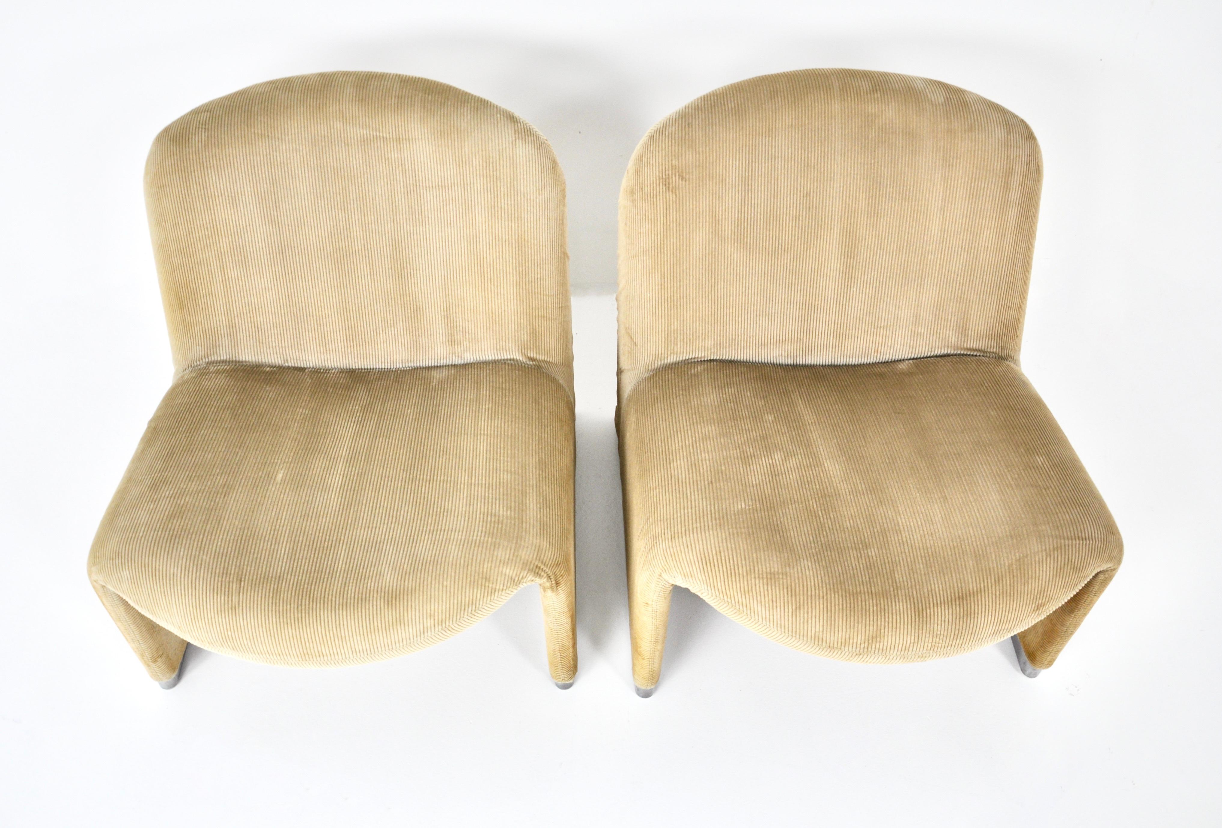 Alky Chairs by Giancarlo Piretti for Anonima Castelli, 1970s, Set of 2 For Sale 3