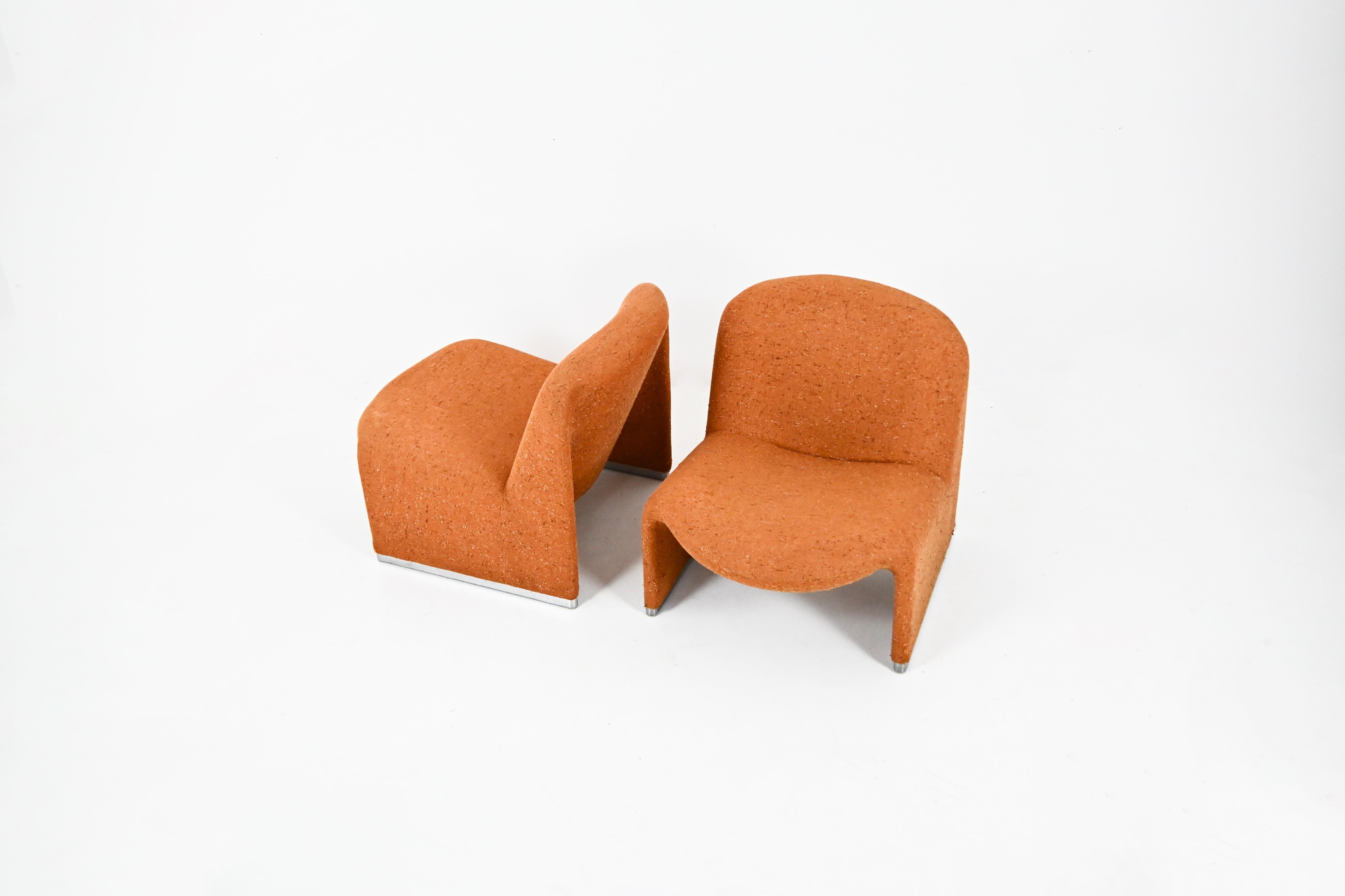 Alky Stühle von Giancarlo Piretti für Anonima Castelli, 1970er Jahre, 2er Set (Moderne der Mitte des Jahrhunderts) im Angebot