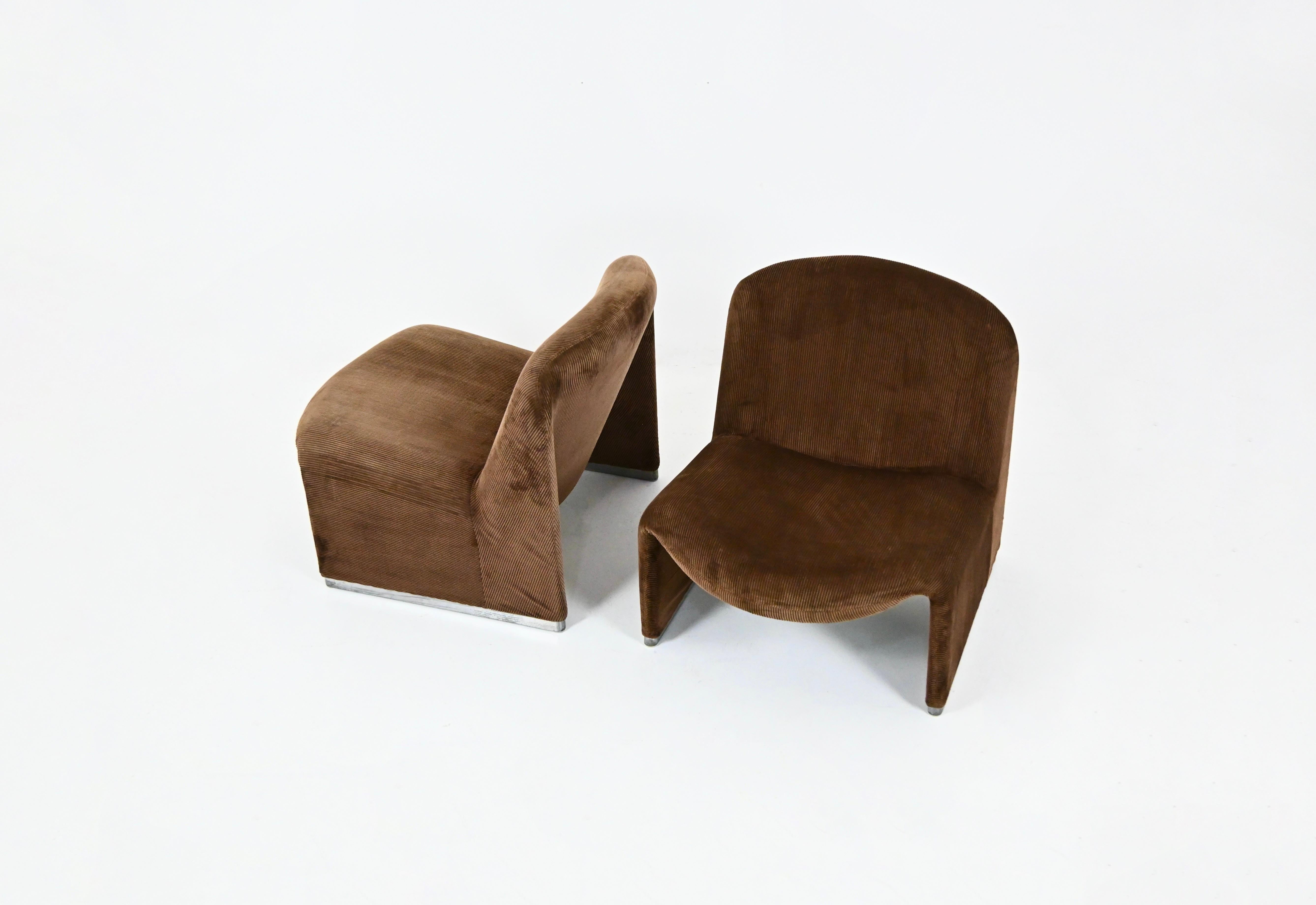 Sillas Alky de Giancarlo Piretti para Anonima Castelli, años 70, set de 2 Moderno de mediados de siglo en venta