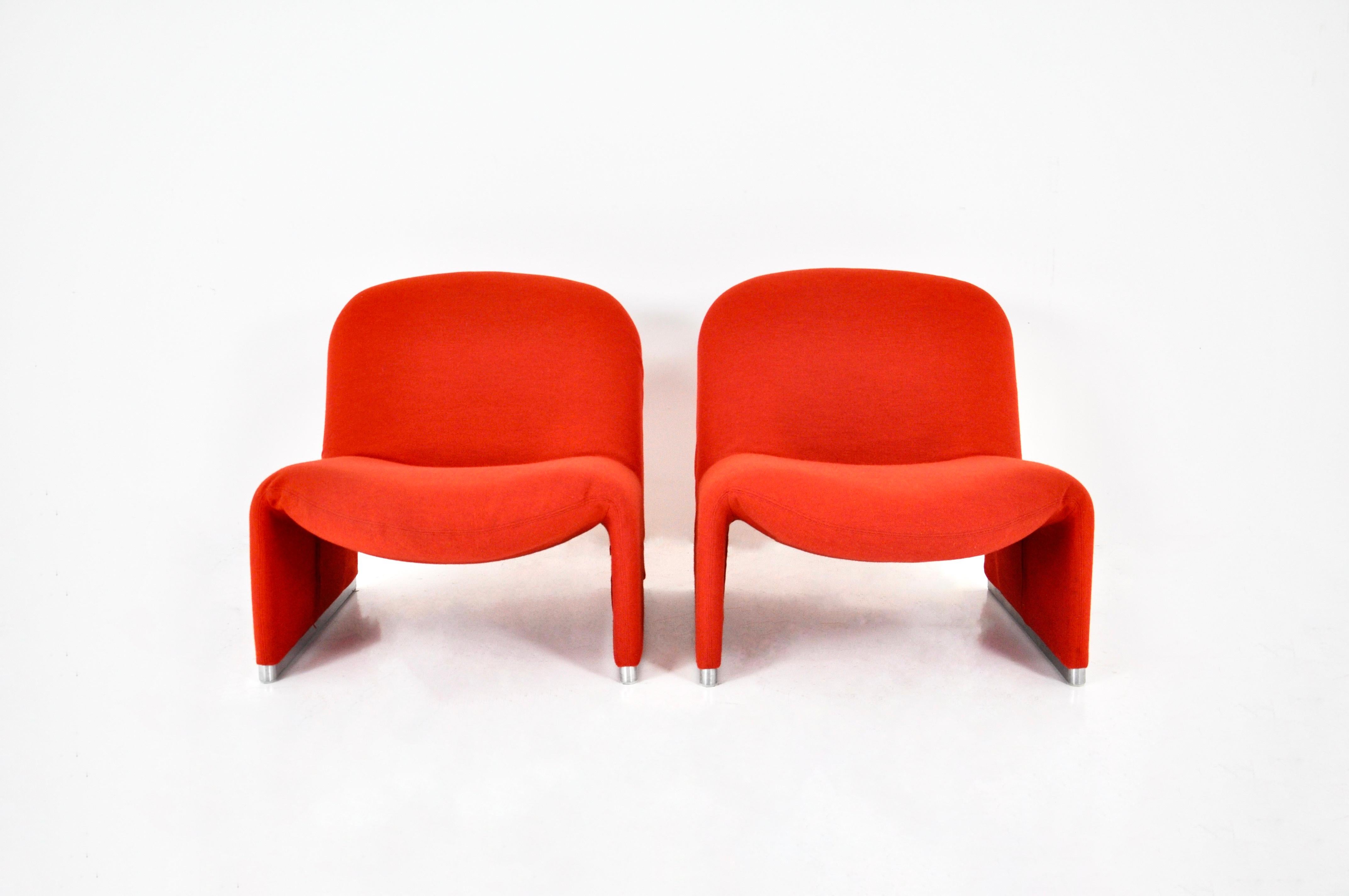 Alky Stühle von Giancarlo Piretti für Anonima Castelli, 1970er Jahre, 2er Set (Italienisch) im Angebot