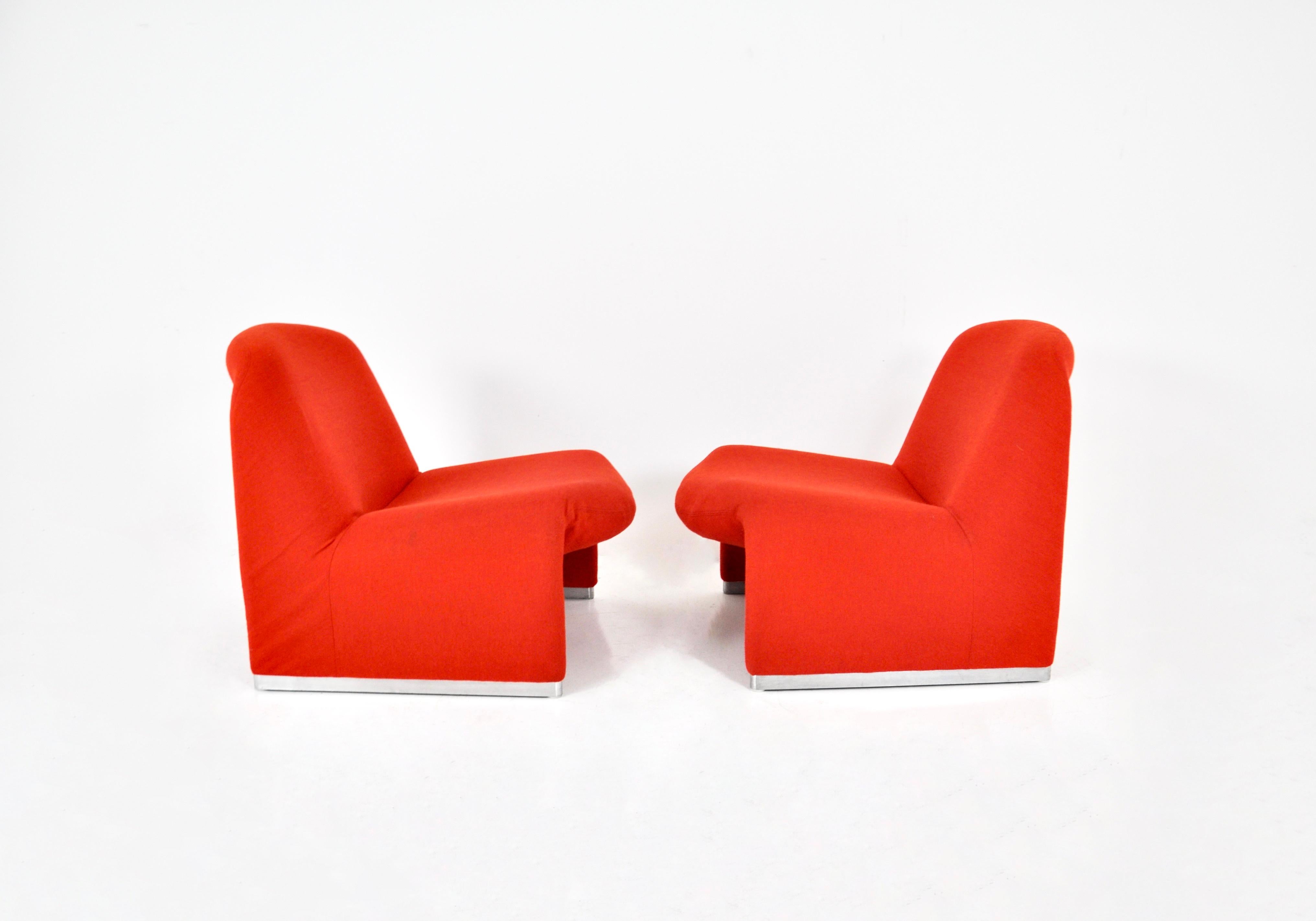 Alky Chairs by Giancarlo Piretti for Anonima Castelli, 1970s, Set of 2 In Good Condition For Sale In Lasne, BE