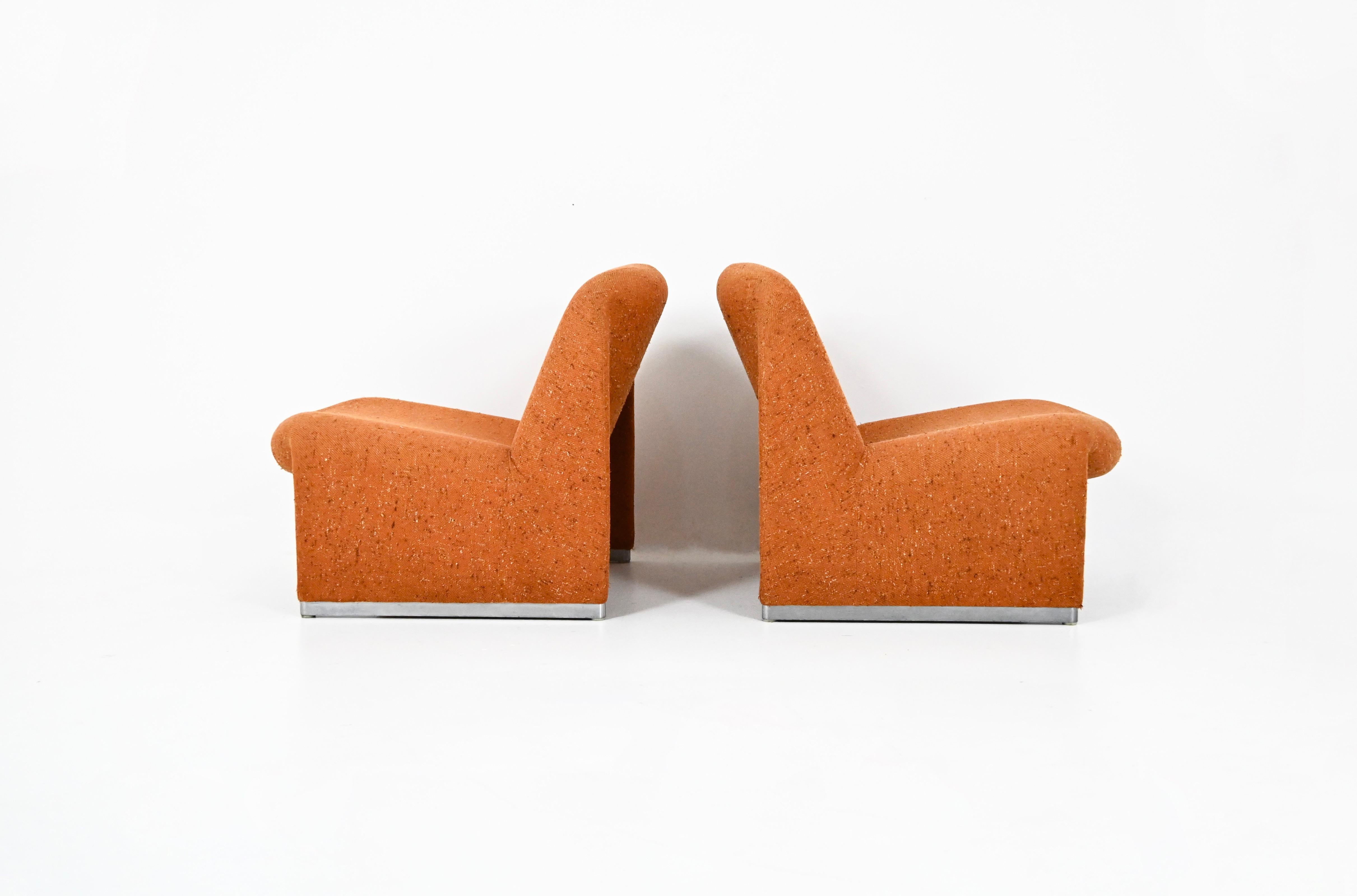 Alky Stühle von Giancarlo Piretti für Anonima Castelli, 1970er Jahre, 2er Set im Zustand „Gut“ im Angebot in bruxelles, BE