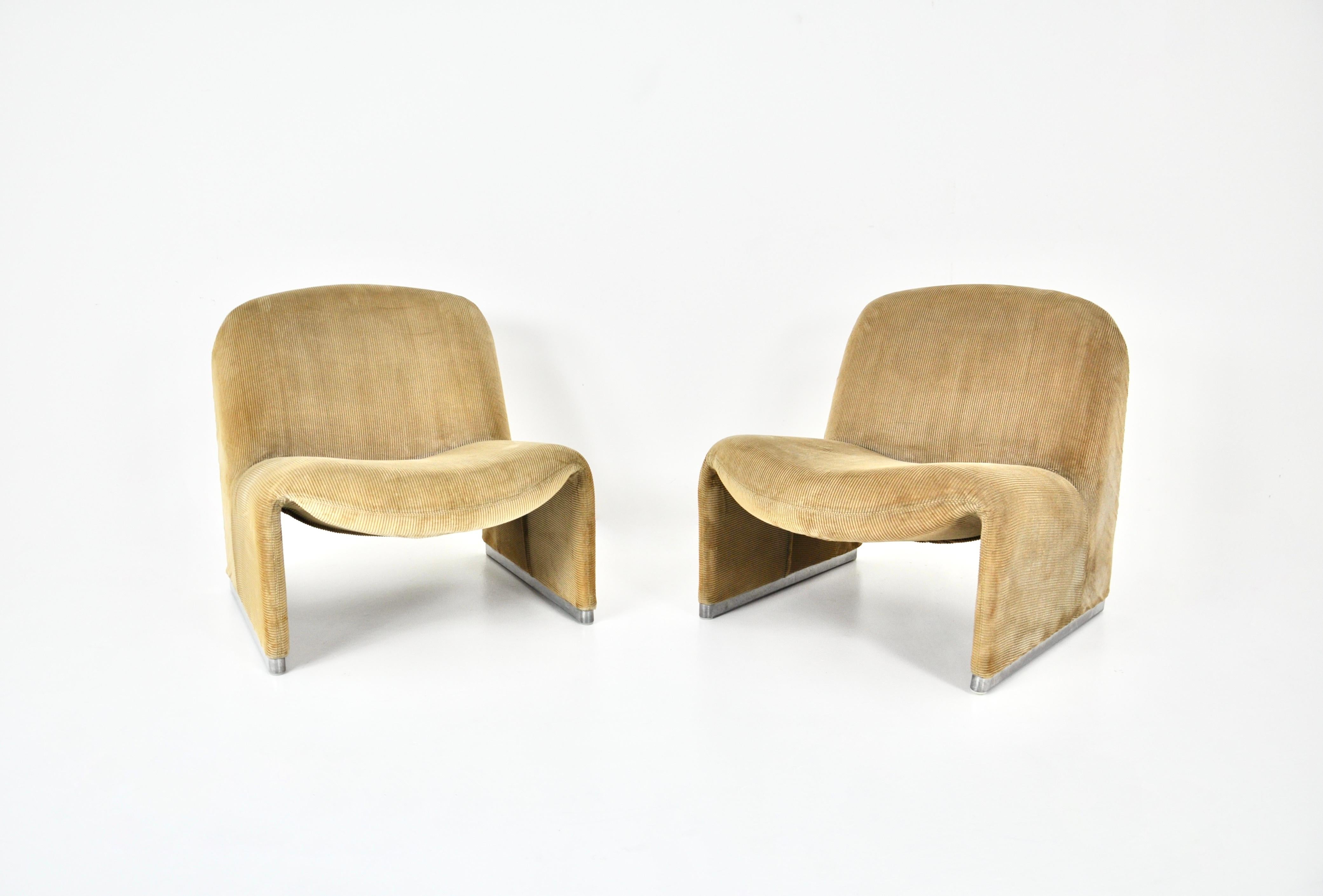 Alky Chairs by Giancarlo Piretti for Anonima Castelli, 1970s, Set of 2 For Sale 1