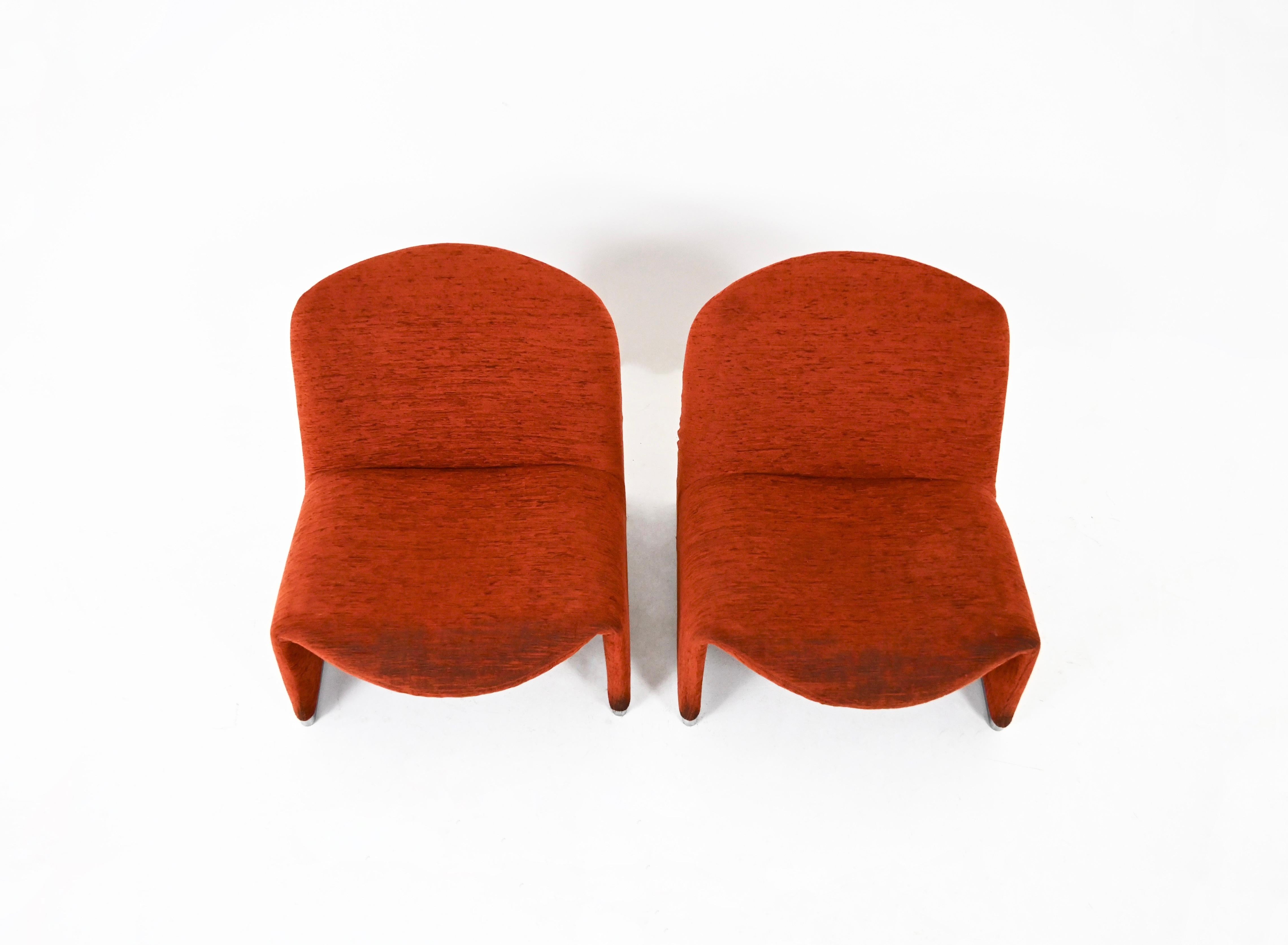 Alky Stühle von Giancarlo Piretti für Anonima Castelli, 1970er Jahre, 2er Set im Angebot 1